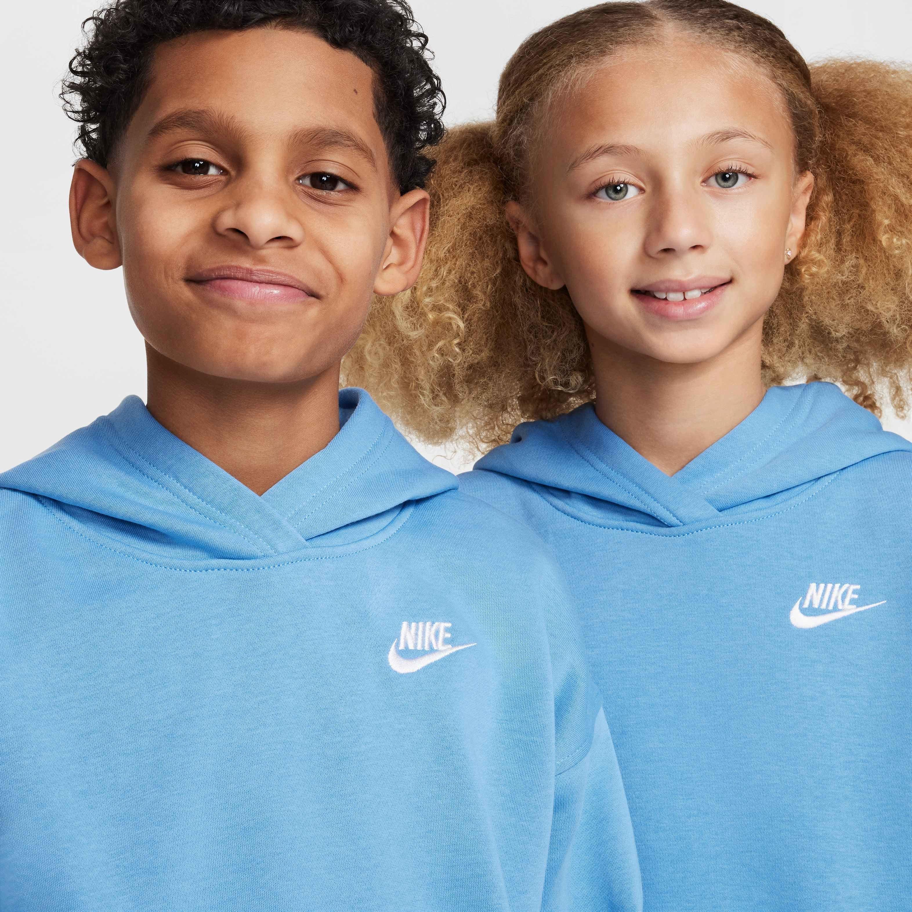 Nike Sportswear Club Fleece Oversized Pullover Big Girls' Hoodie