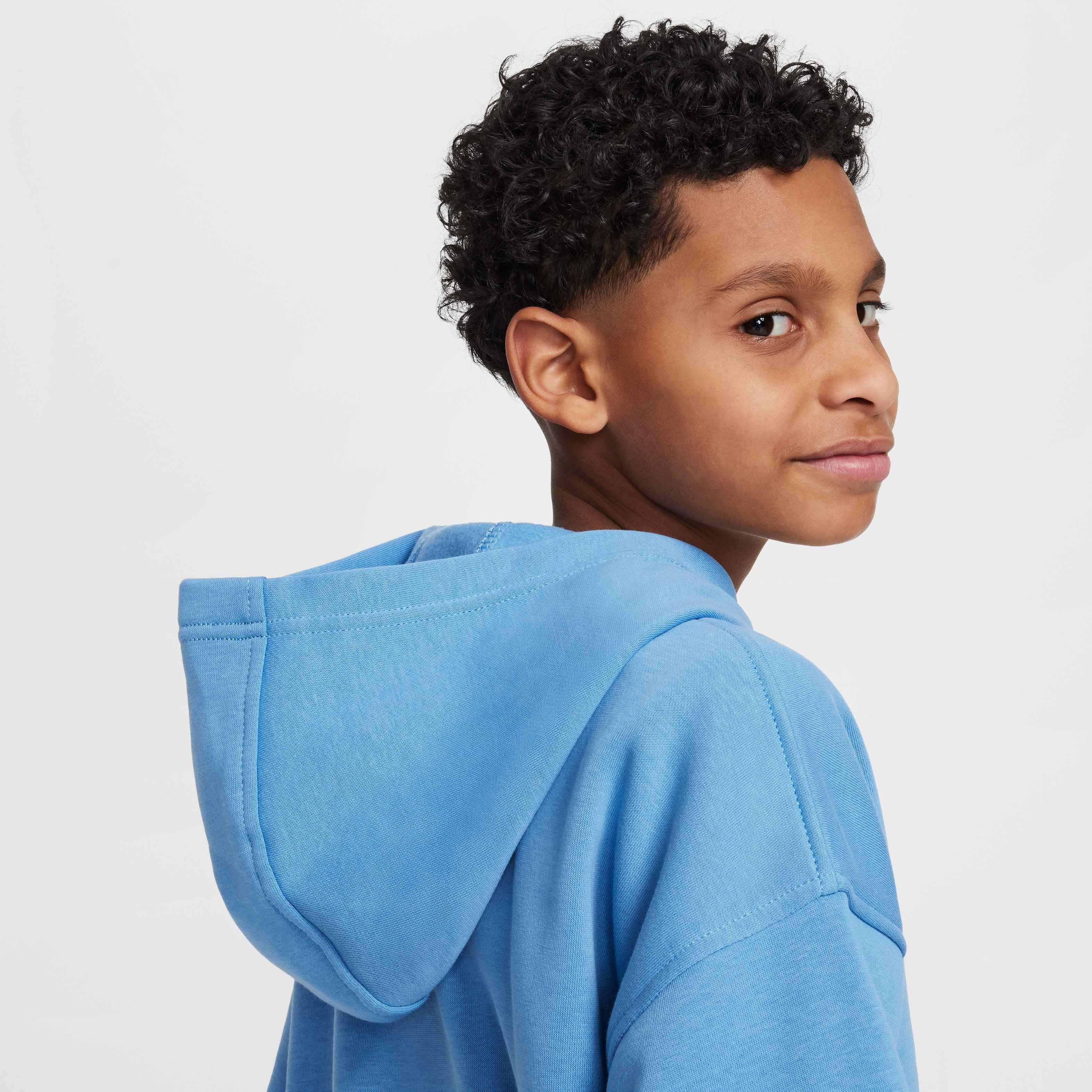 Nike Sportswear Club Fleece Oversized Pullover Big Girls' Hoodie