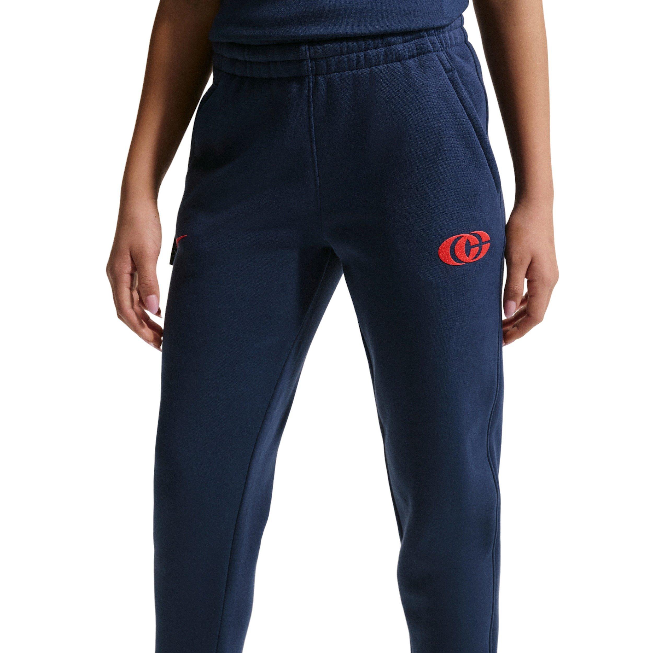 Nike Caitlin Clark Big Kids' Blue Fleece Pants