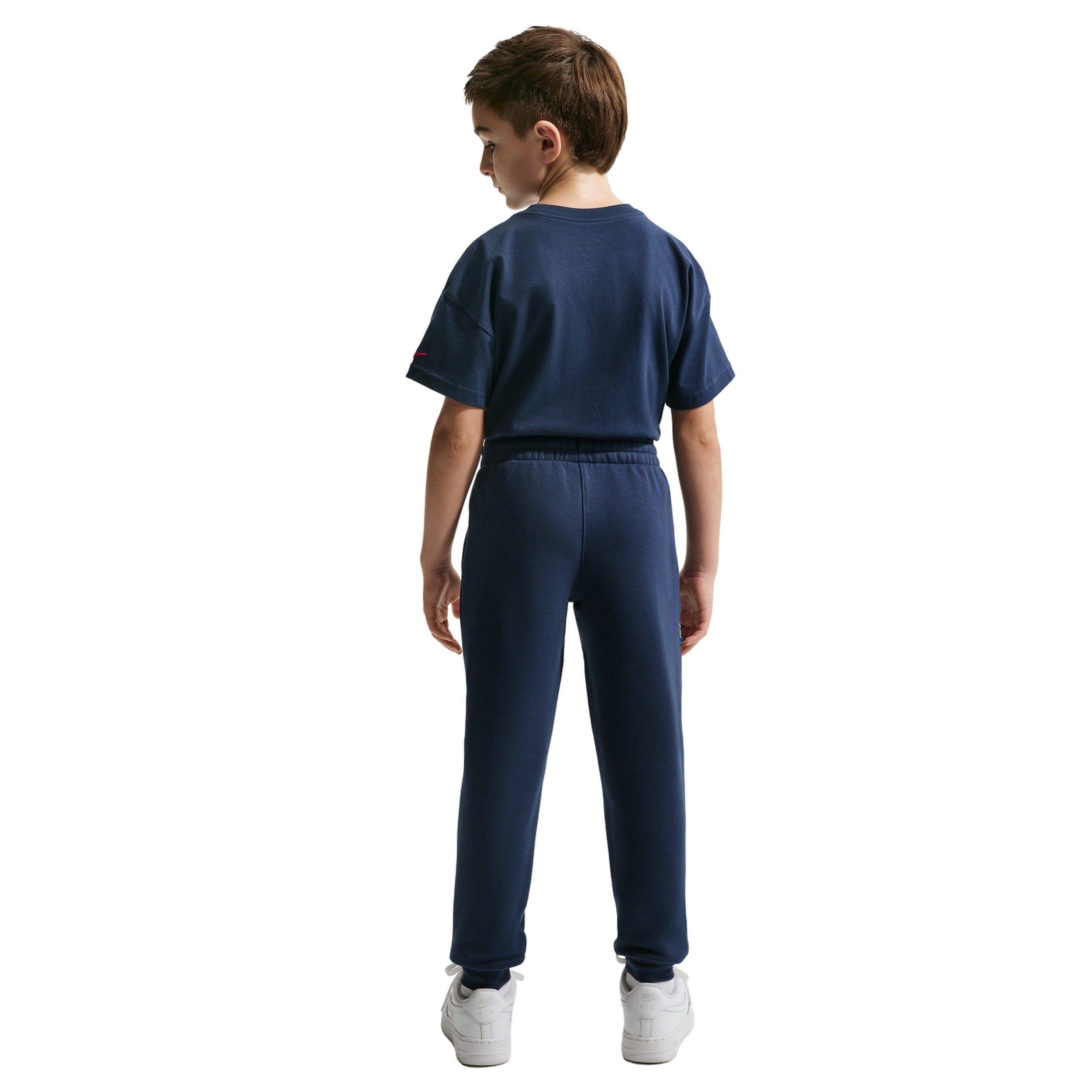 Nike Caitlin Clark Big Kids' Blue Fleece Pants