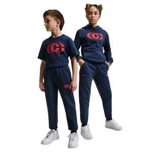 Nike Big Kids' Caitlin Clark Fleece Pants - Blue