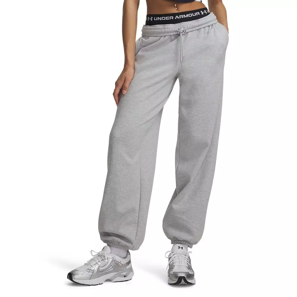 Under Armour Women's Icon Fleece Gym Pants - Grey - GREY