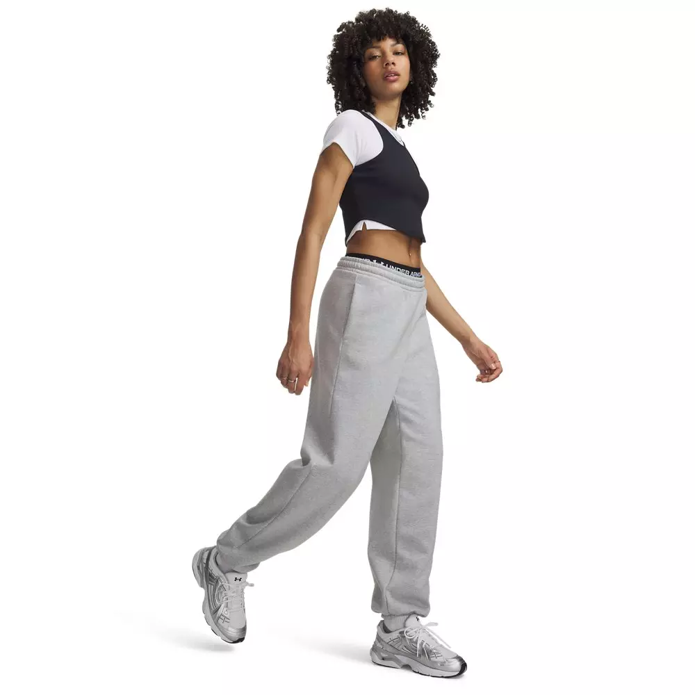 Under Armour Women's Icon Fleece Gym Pants - Grey - GREY