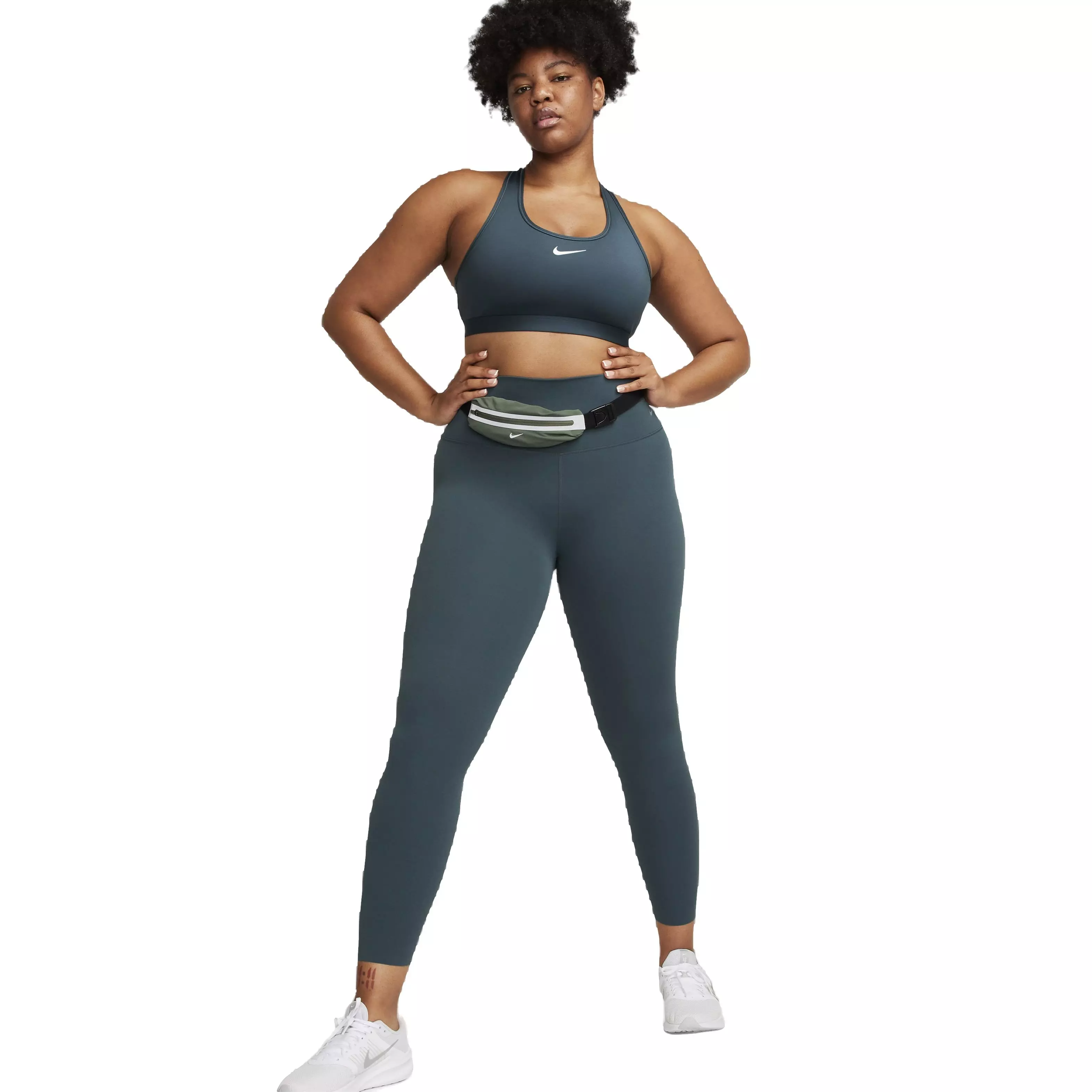 Nike Women's Dri-FIT Zenvy Gentle Support High-Rise 7/8 Leggings - GREEN