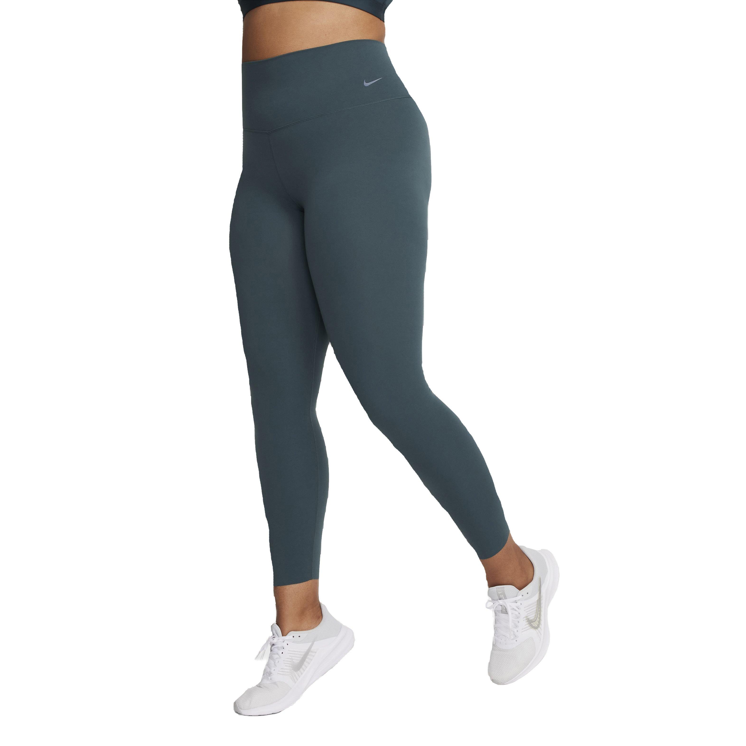 Nike Women's Dri-FIT Zenvy Gentle Support High-Rise 7/8 Leggings - GREEN Thumbnail View 1