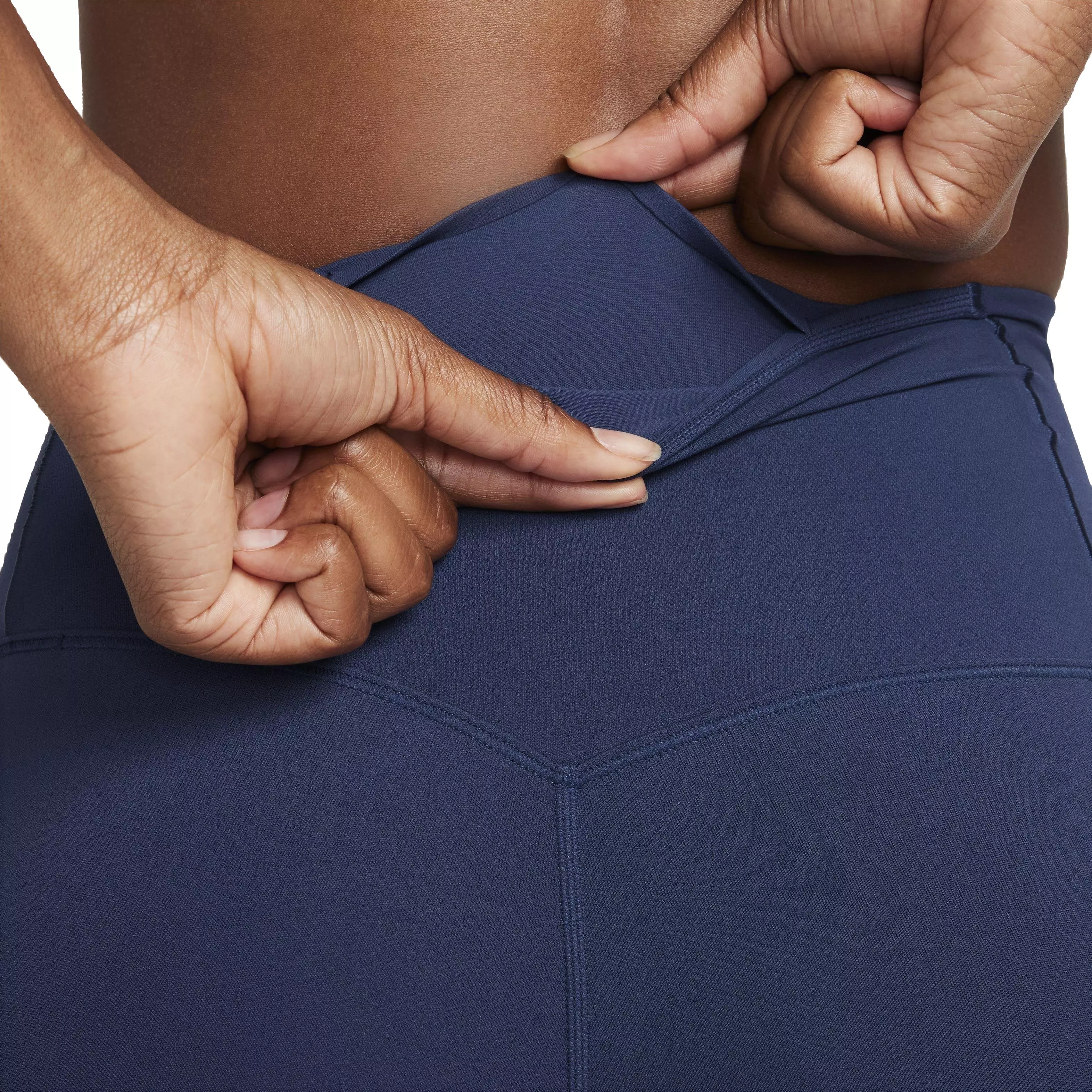 Nike Women's Dri-FIT Zenvy Gentle Support High-Rise 7/8 Leggings - NAVY