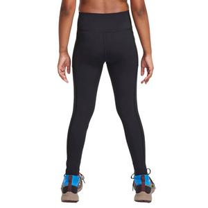 Nike One Big Girls' Dri-FIT High-Waisted Leggings with Pockets -Black