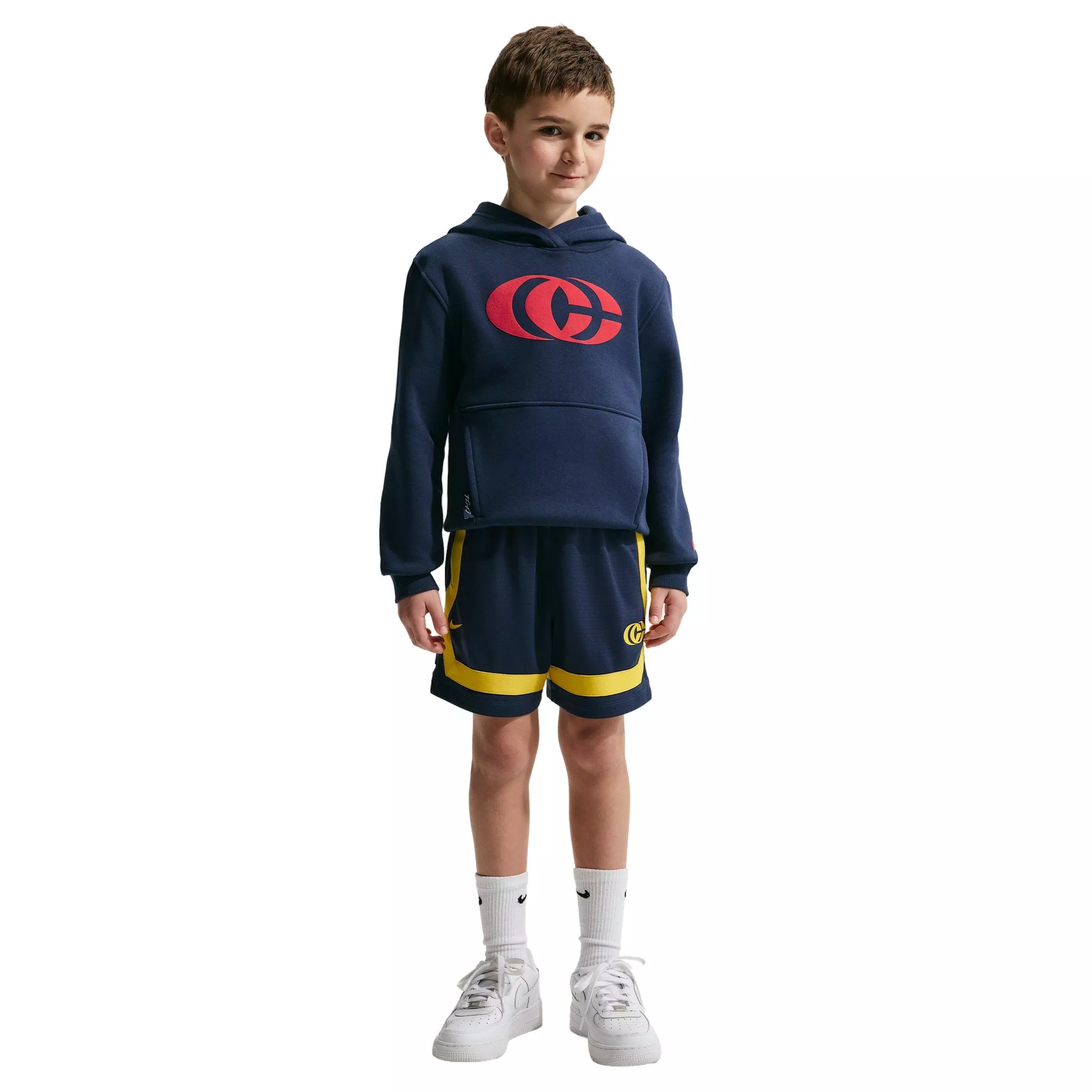 Nike Big Kids' Caitlin Clark Fleece Pullover Hoodie - Blue - BLUE