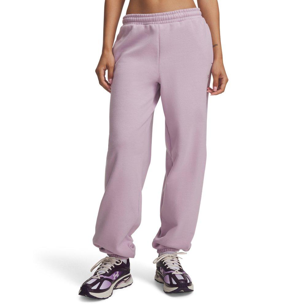 Under Armour Women's Icon Fleece Gym Pants - Mauve - MAUVE