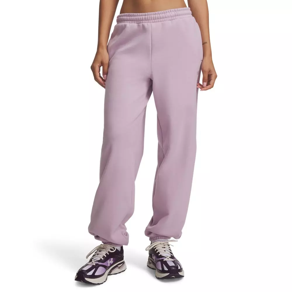 Under Armour Women's Icon Fleece Gym Pants - Mauve - MAUVE