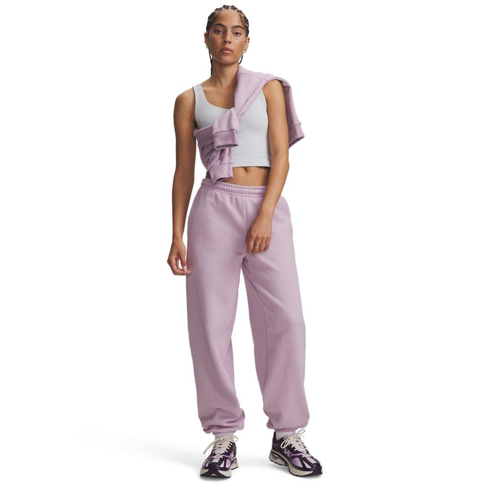 Under Armour Women's Icon Fleece Gym Pants - Mauve - MAUVE