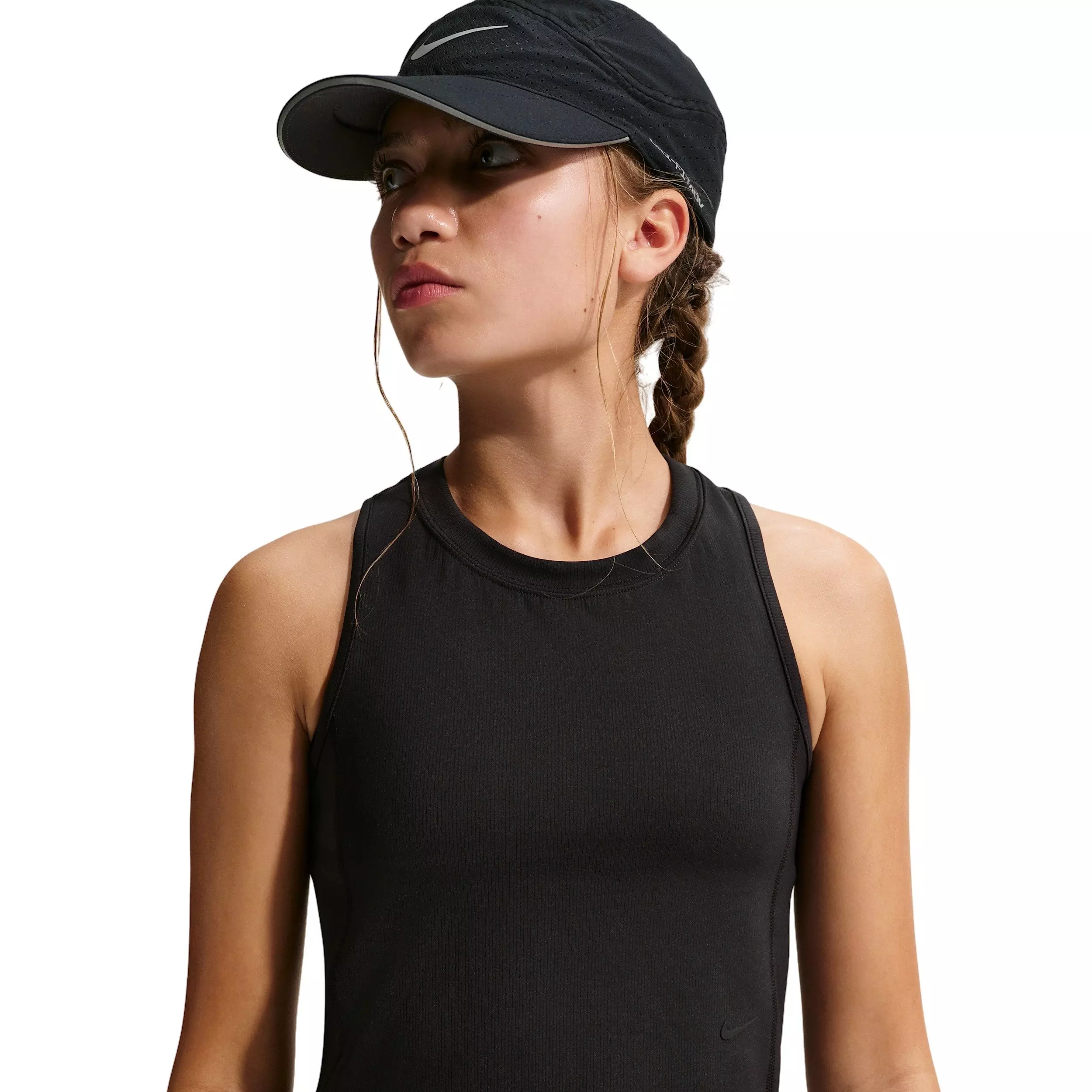Nike Big Girls' MAVN Dri-FIT Knit Tank Top -Black - BLACK
