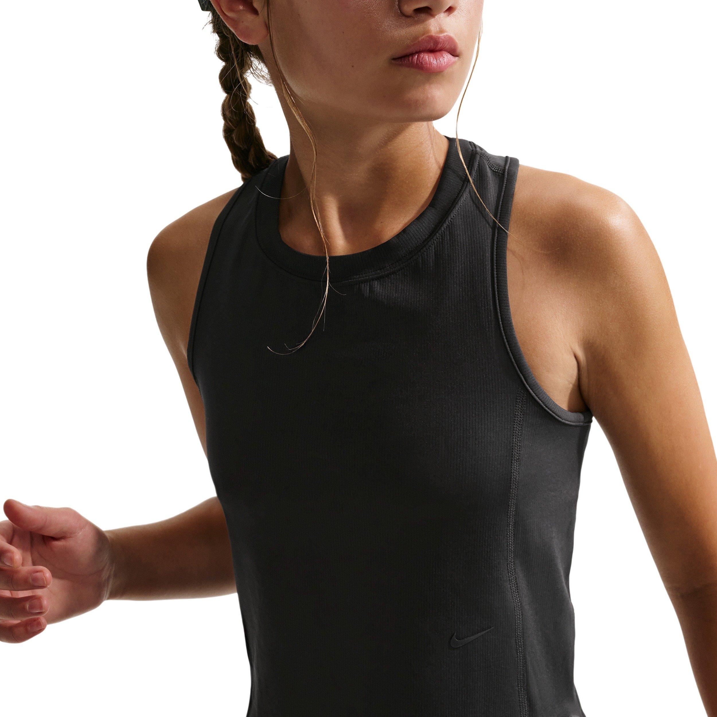 Nike Big Girls' MAVN Dri-FIT Knit Tank Top - Black - BLACK Thumbnail View 3