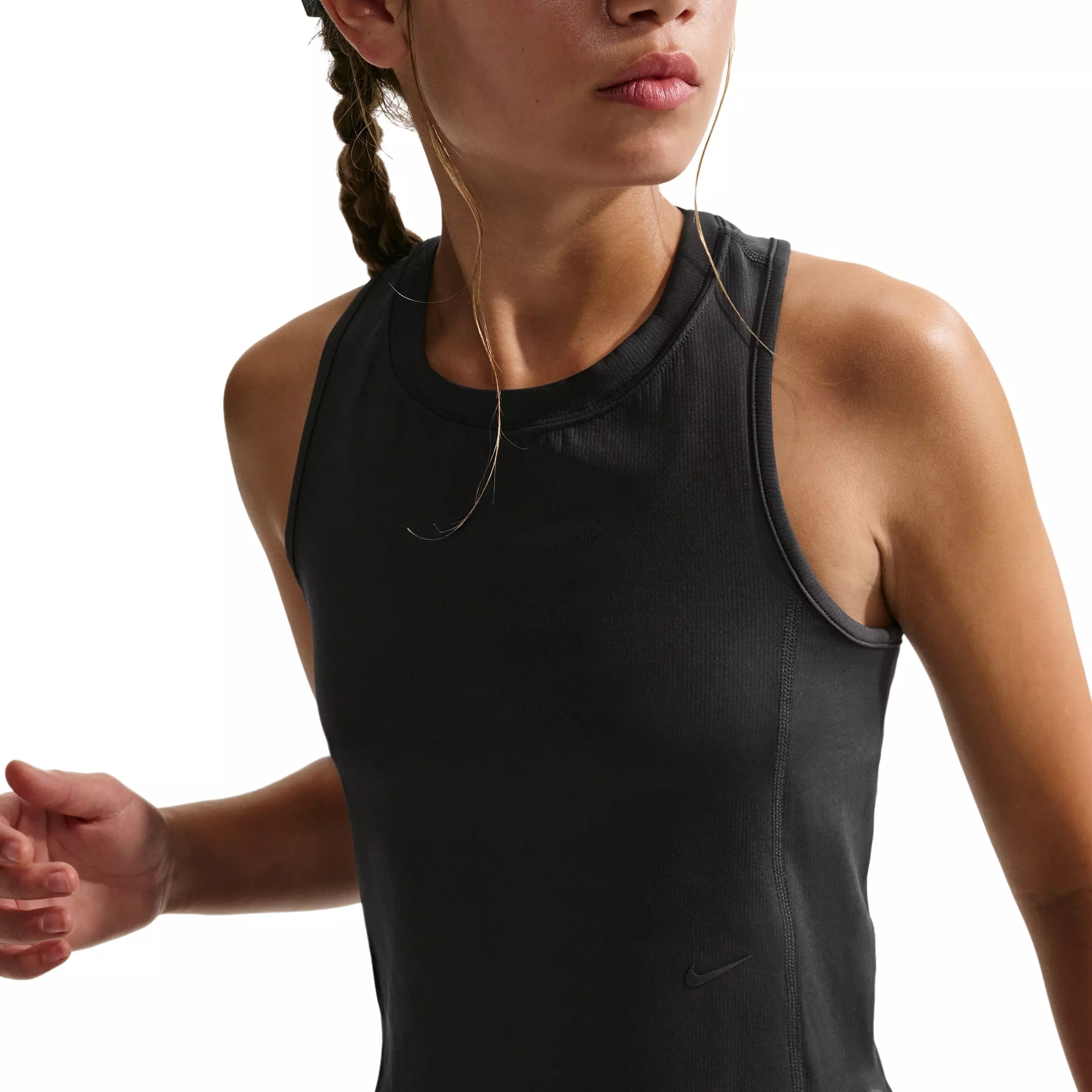 Nike Big Girls' MAVN Dri-FIT Knit Tank Top -Black - BLACK