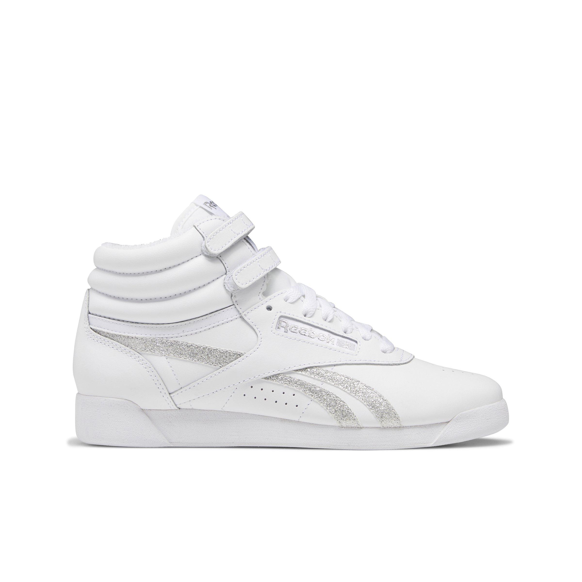 Reebok F/S Hi "Ftwr White/Ftwr White/Silver Metallic" Women's Training Shoe - WHITE/WHITE/SILVER Thumbnail View 1