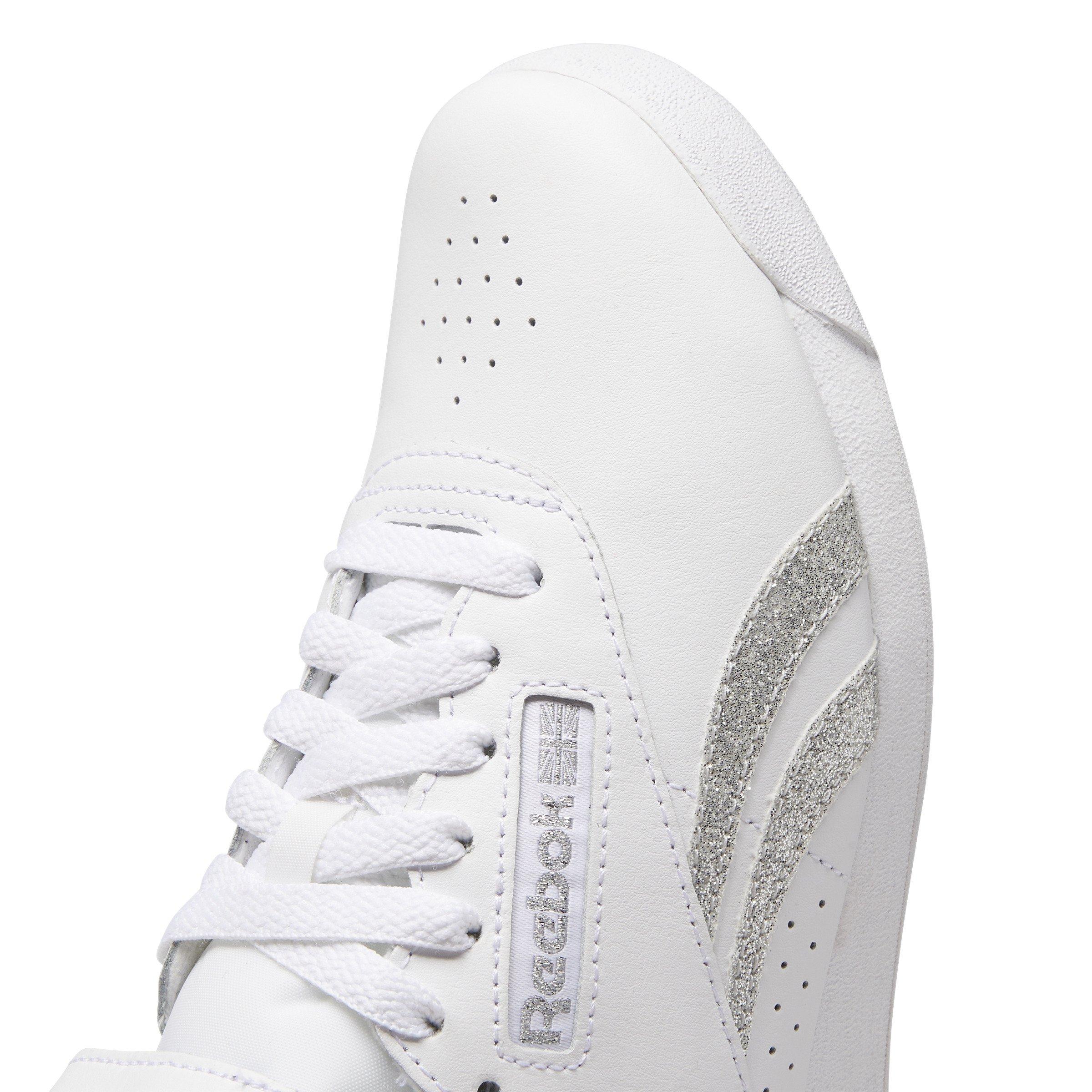 Reebok F/S Hi "Ftwr White/Ftwr White/Silver Metallic" Women's Training Shoe - WHITE/WHITE/SILVER Thumbnail View 8