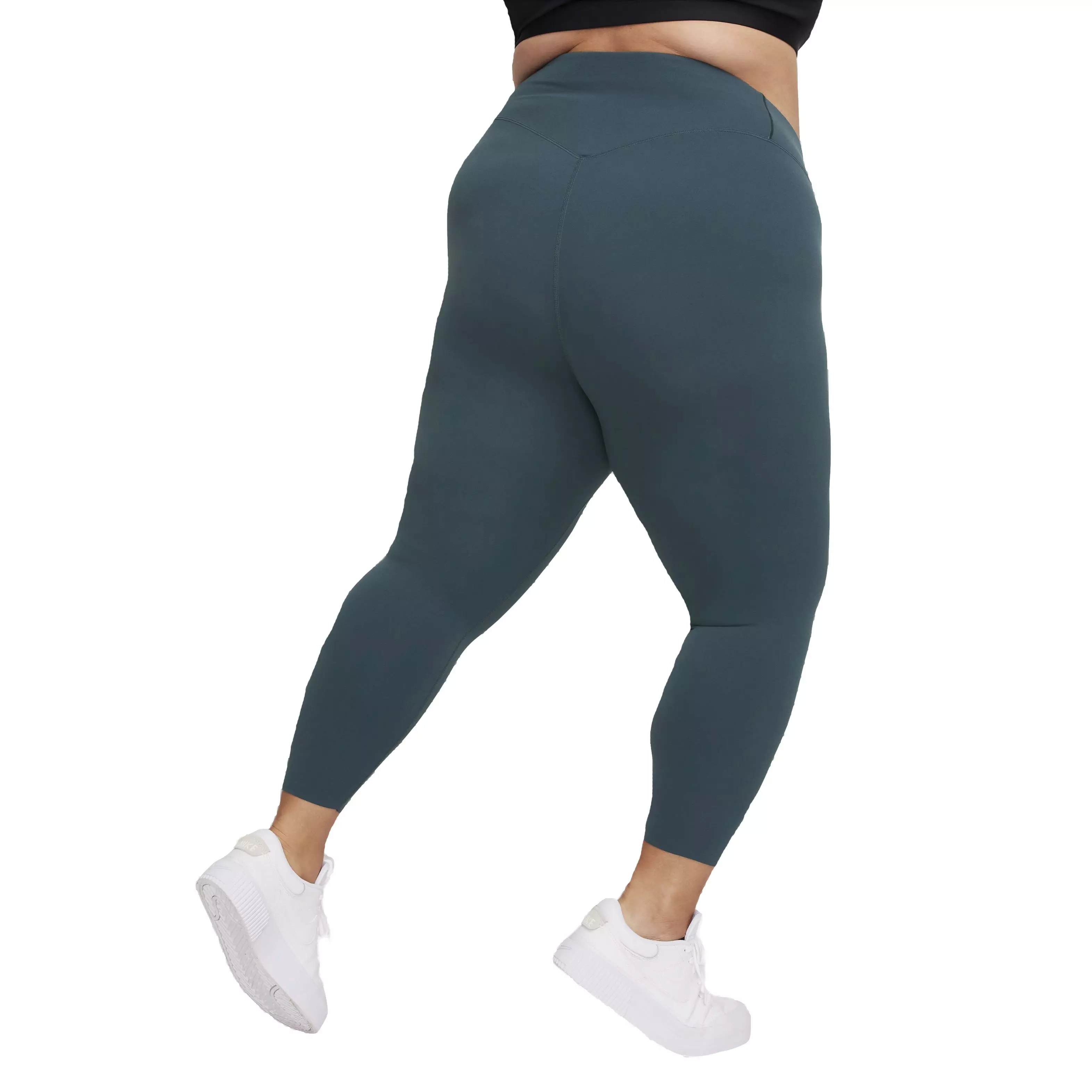 Nike Women's Dri-FIT Zenvy High-Rise Gentle Support 7/8 Leggings - GREEN