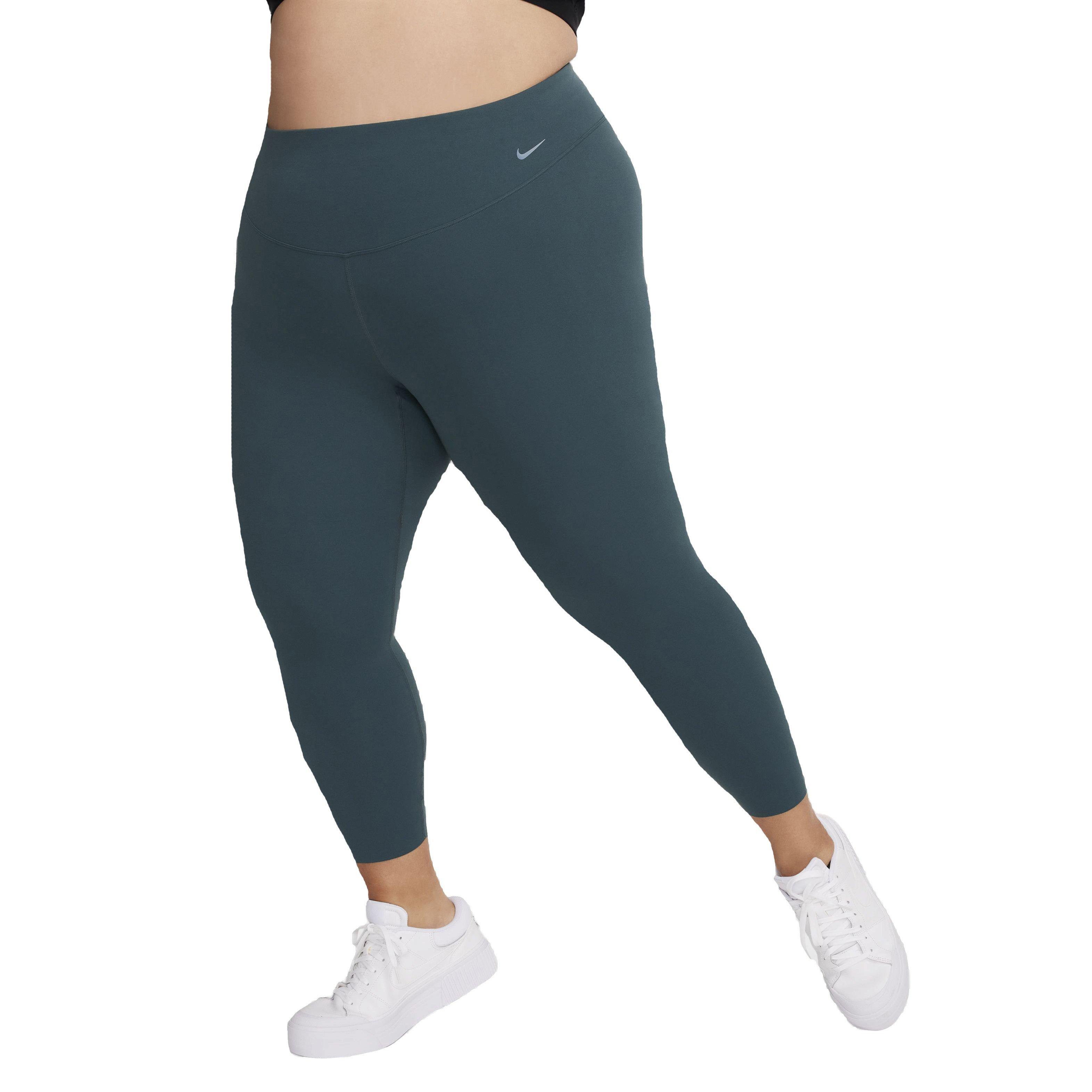 Nike Women's Dri-FIT Zenvy High-Rise Gentle Support 7/8 Leggings - GREEN Thumbnail View 1