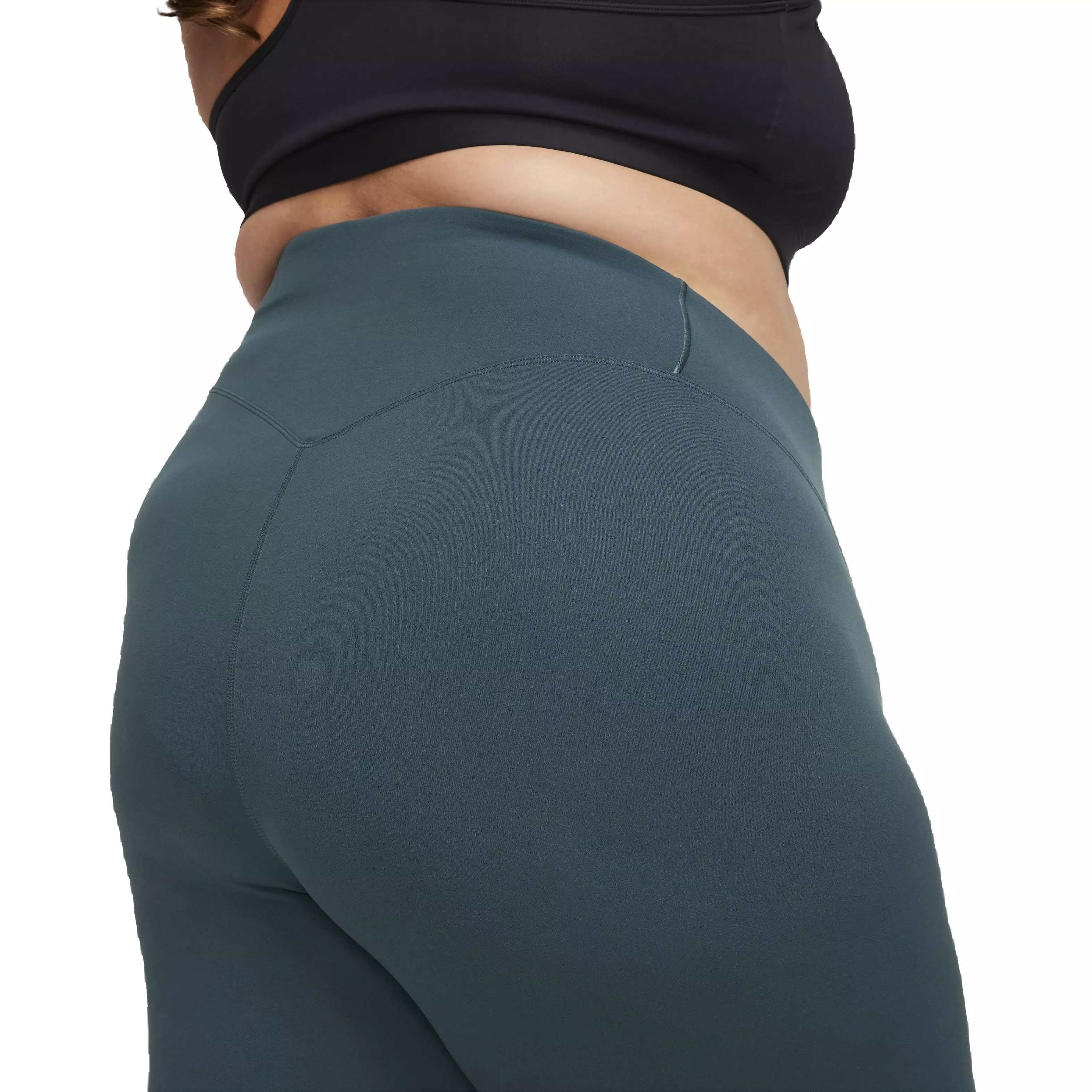 Nike Women's Dri-FIT Zenvy High-Rise Gentle Support 7/8 Leggings - GREEN