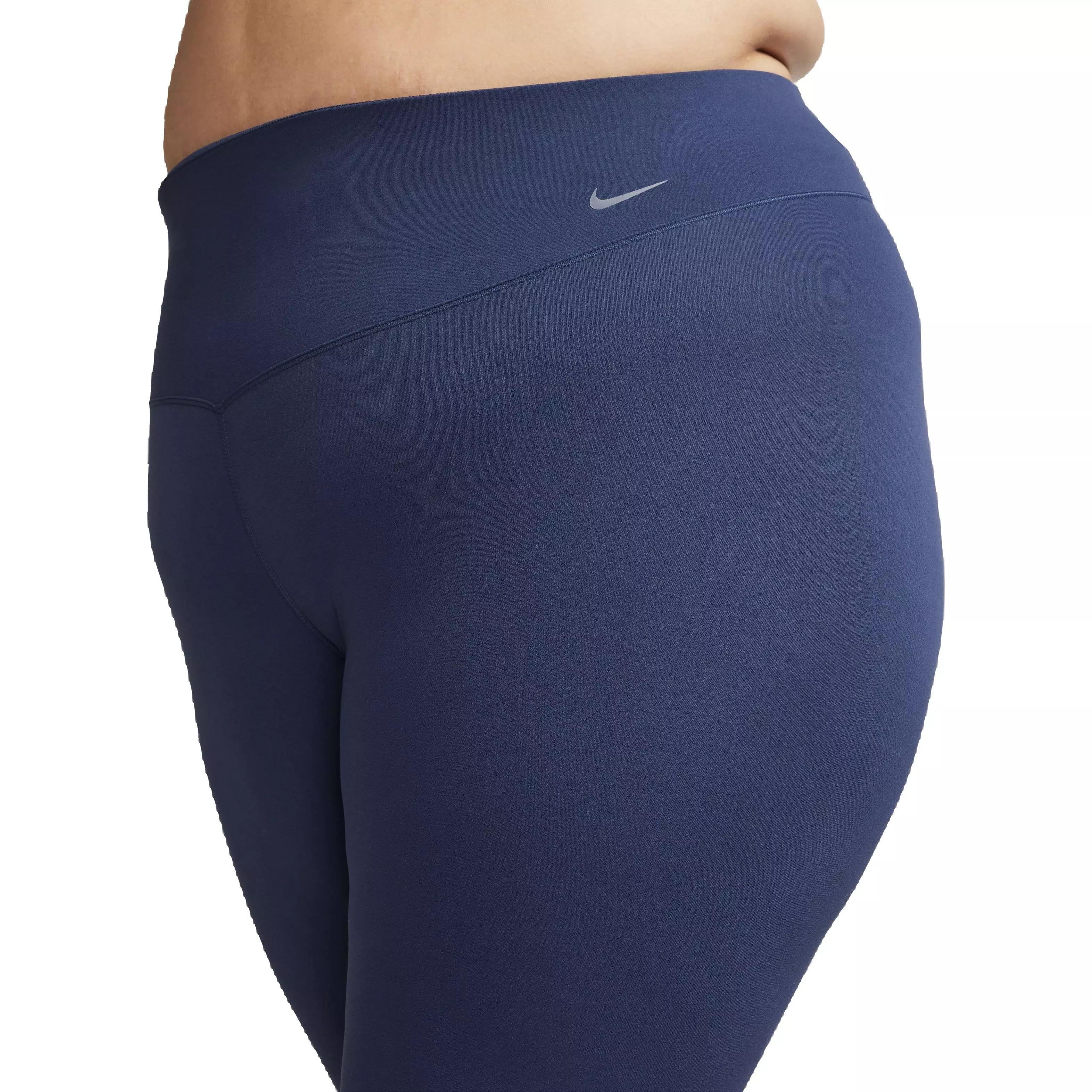 Nike Women's Dri-FIT Zenvy High-Rise Gentle Support 7/8 Leggings - NAVY
