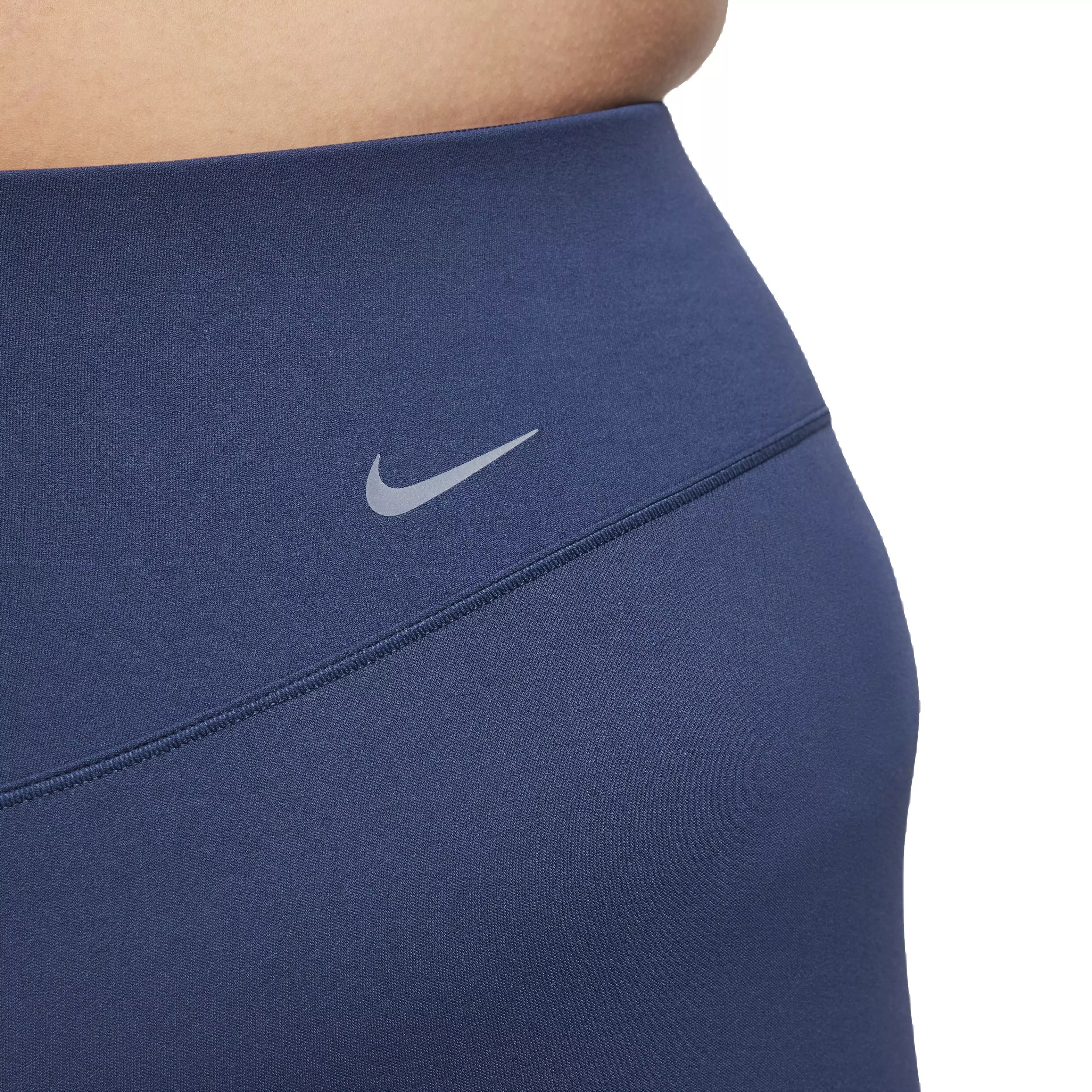 Nike Women's Dri-FIT Zenvy High-Rise Gentle Support 7/8 Leggings - NAVY