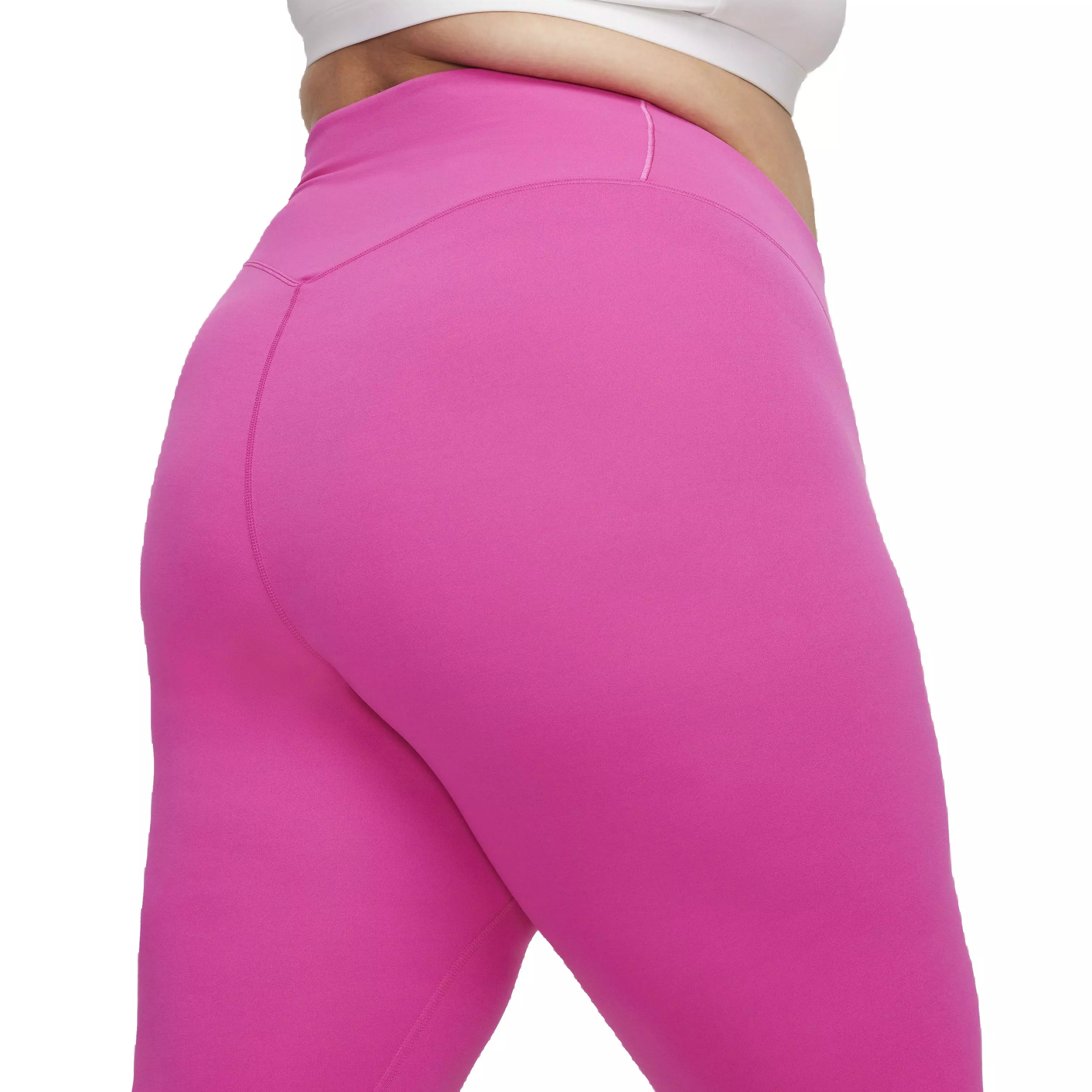 Nike Women's Dri-FIT Zenvy High-Rise Gentle Support 7/8 Leggings - PINK