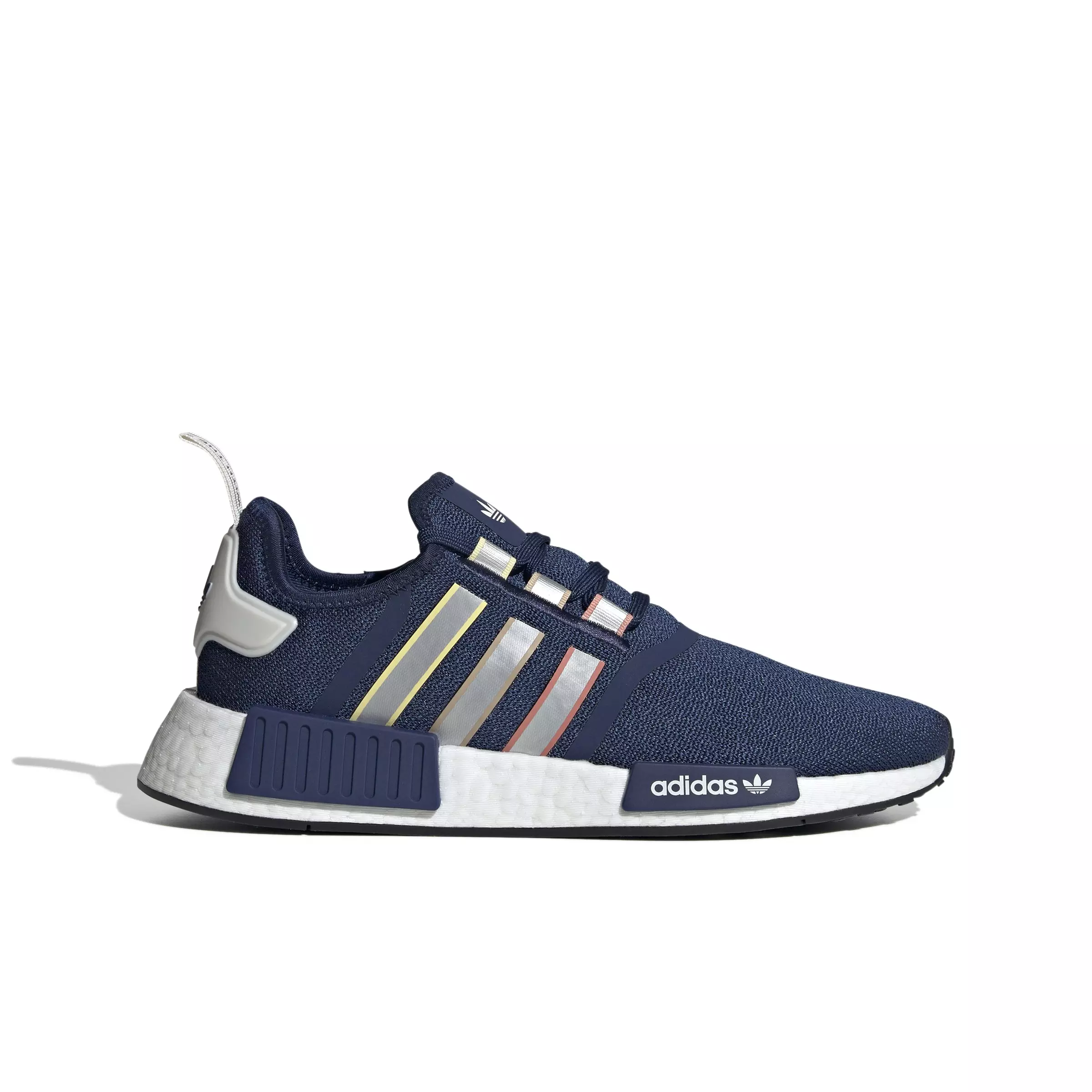 adidas Originals NMD_R1 "Dark Blue/Silver Metallic/Core Black" Men's Shoe - DK BLUE/SILVER/BLACK