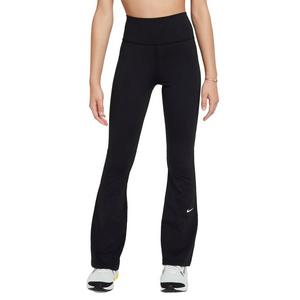 Nike One Big Girls' Dri-FIT Flared Leggings -Black