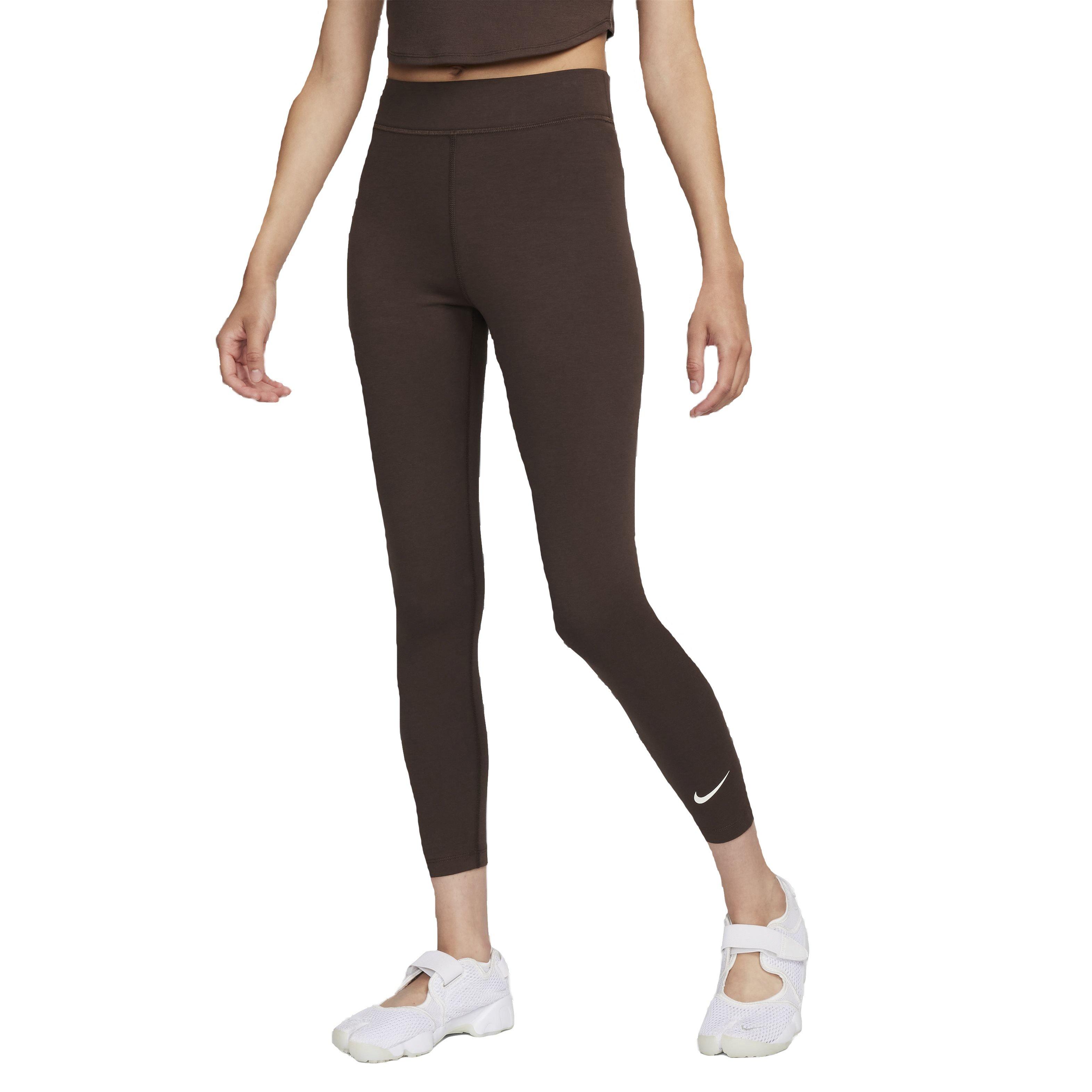 Nike Women's Sportswear Classic High-Rise 7/8 Leggings - BROWN Thumbnail View 1