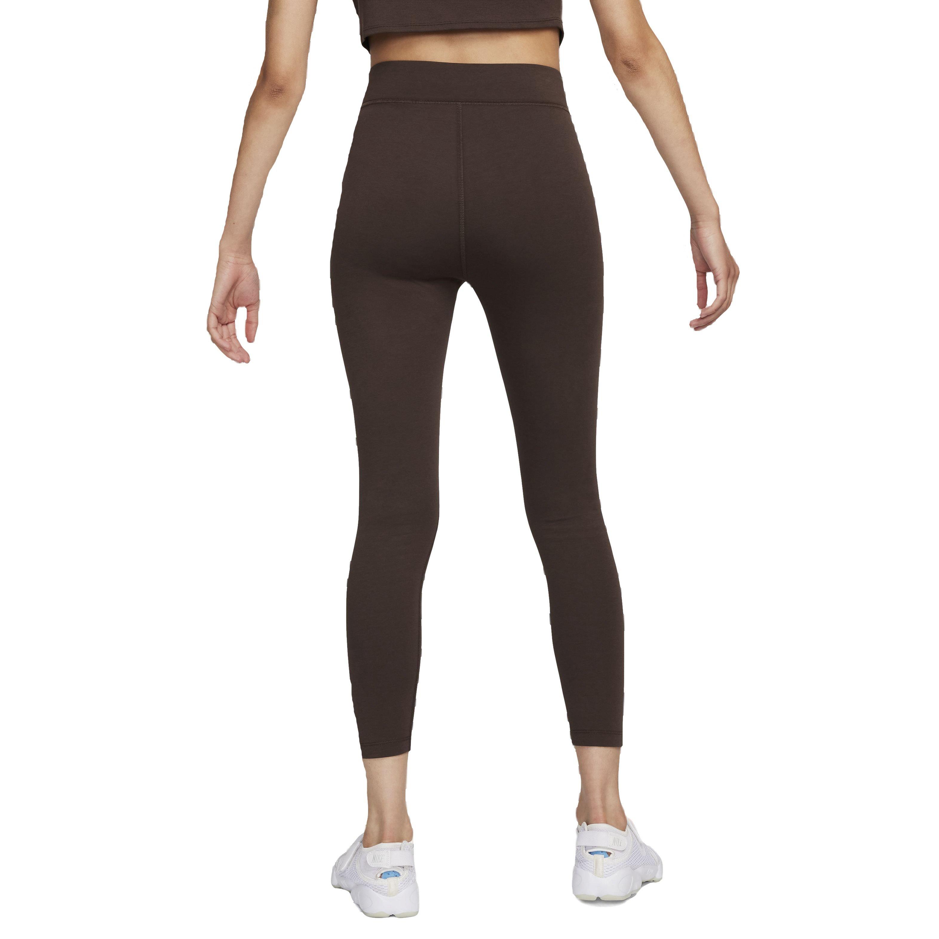 Nike Women's Sportswear Classic High-Rise 7/8 Leggings - BROWN Thumbnail View 2