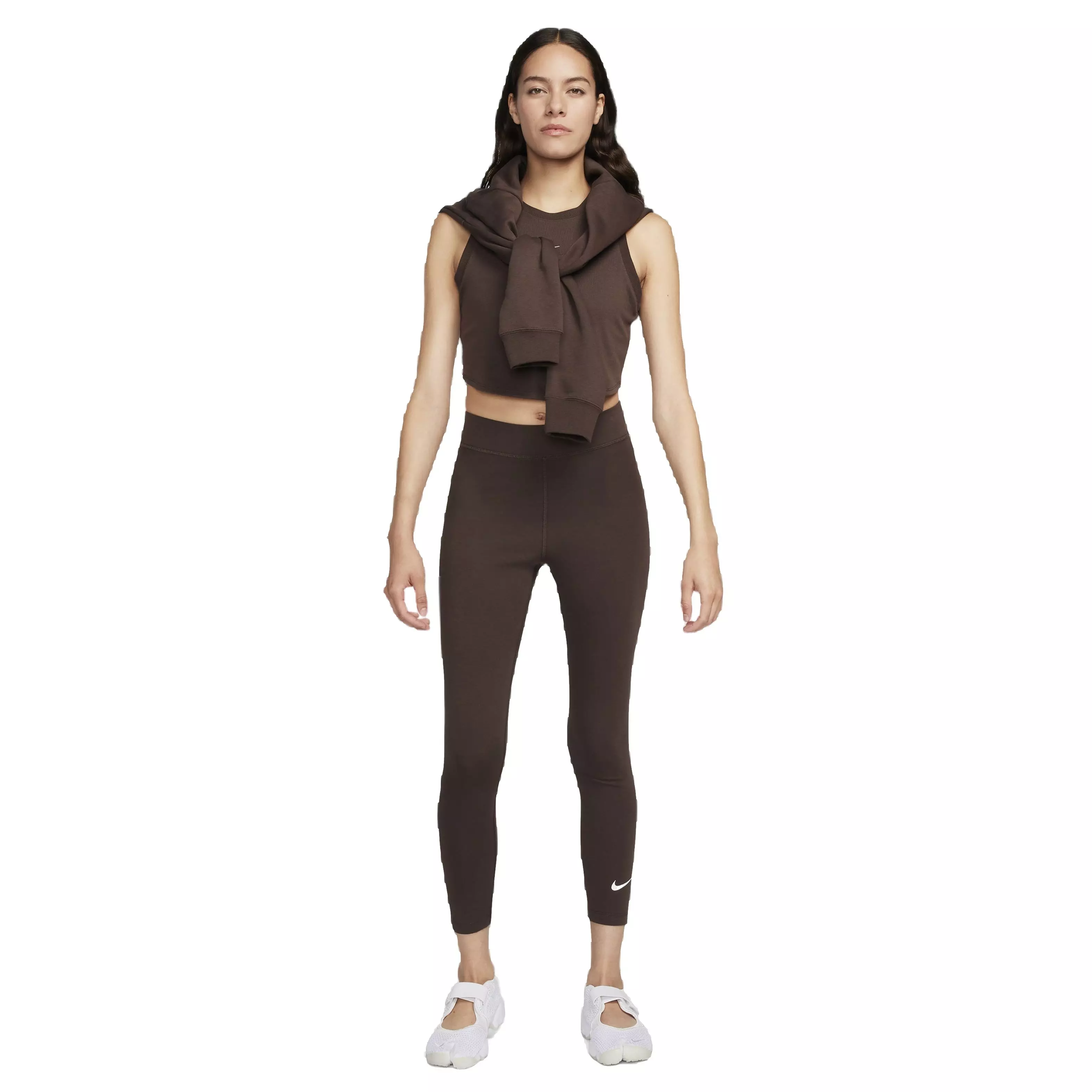 Nike Women's Sportswear Classic High-Rise 7/8 Leggings - BROWN