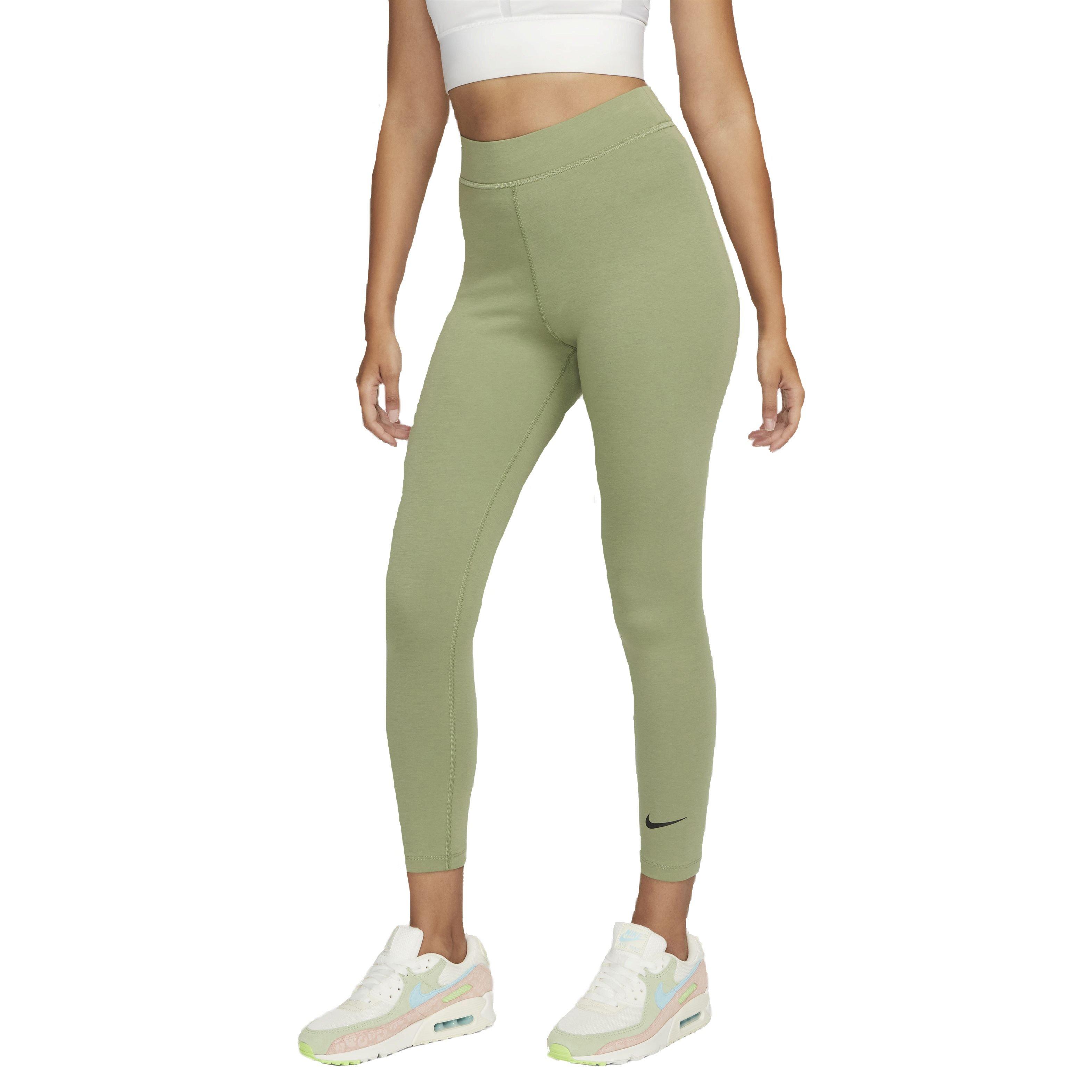 Nike Women's Sportswear Classic High-Rise 7/8 Leggings - GREEN Thumbnail View 1