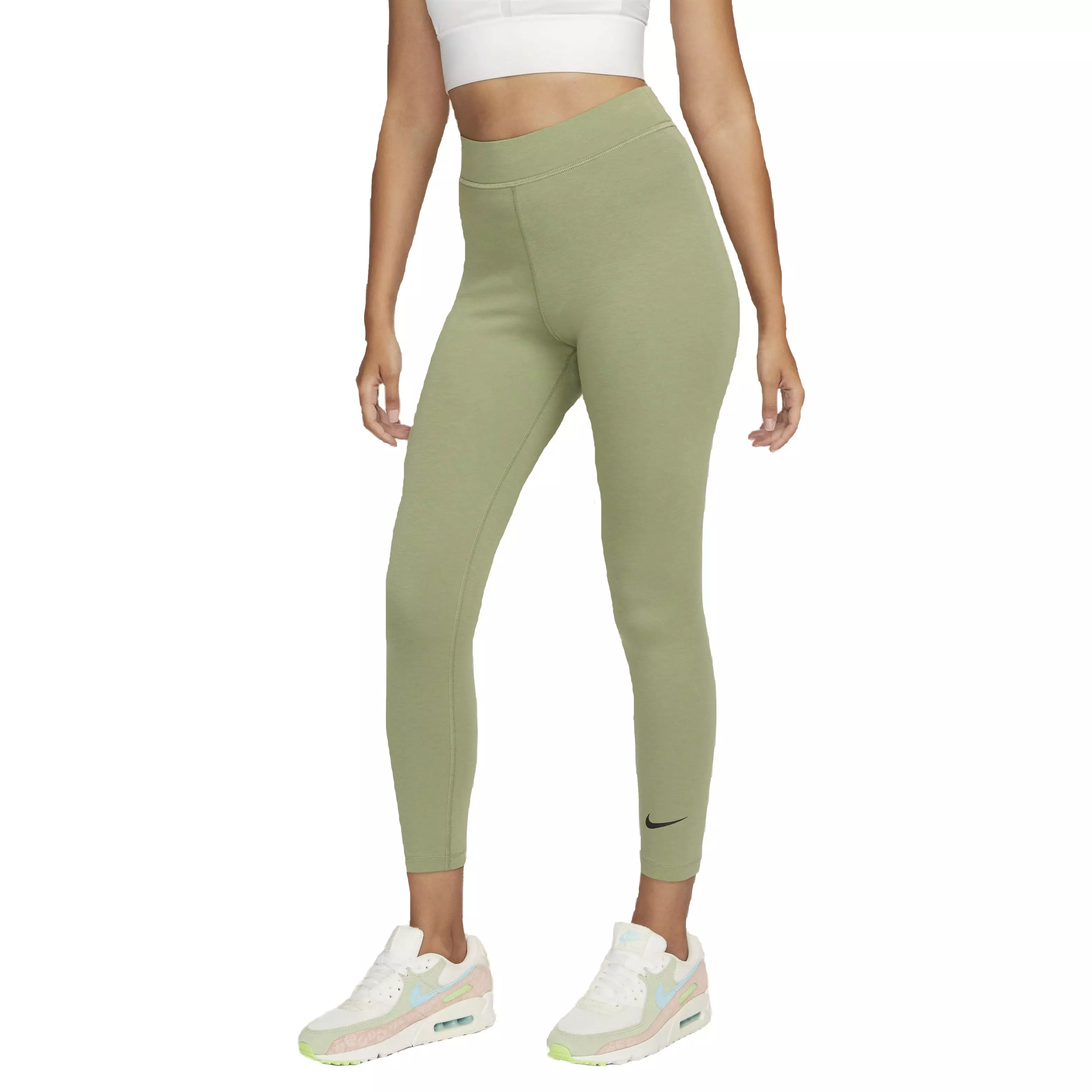 Nike Women's Sportswear Classic High-Rise 7/8 Leggings - GREEN