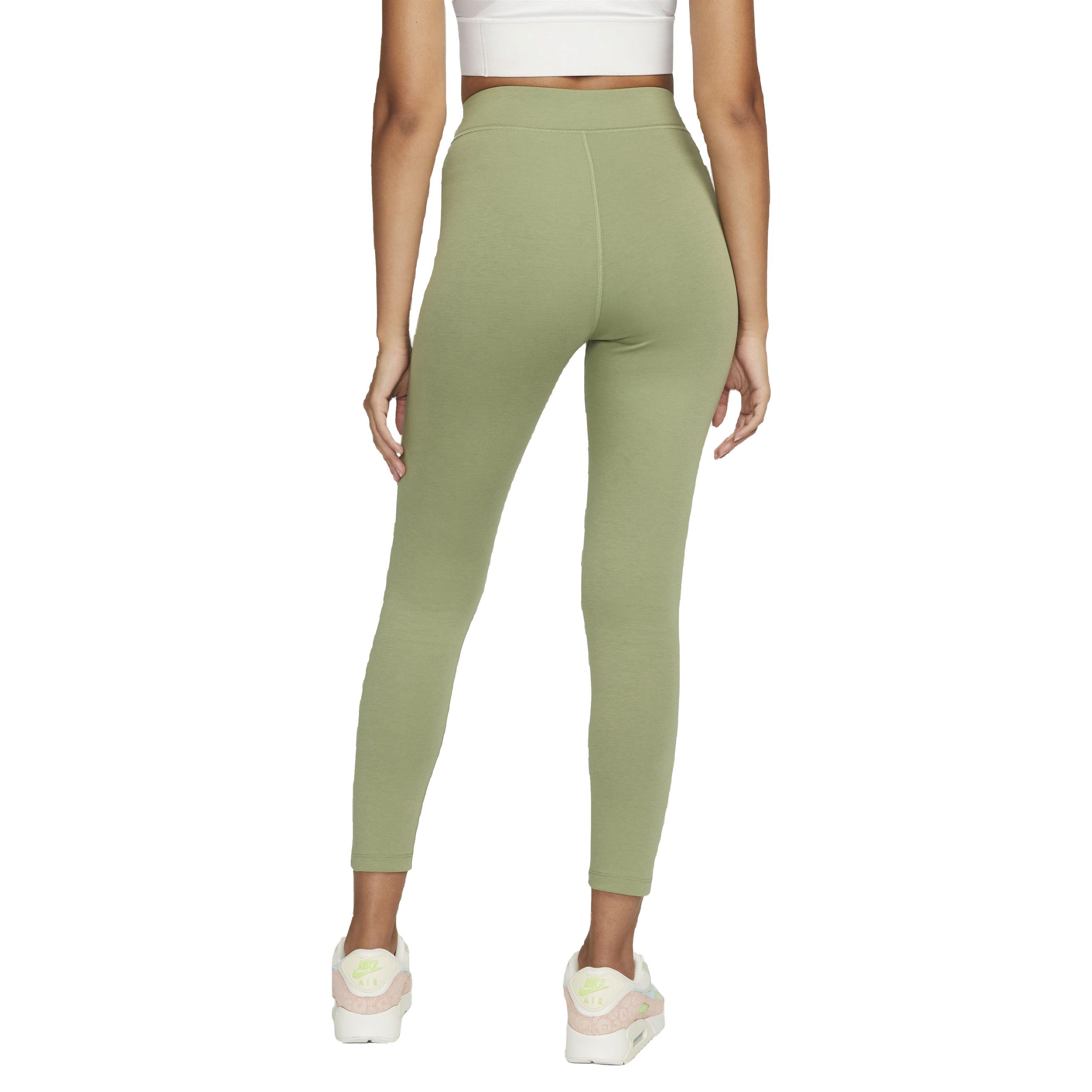 Nike Women's Sportswear Classic High-Rise 7/8 Leggings - GREEN Thumbnail View 2