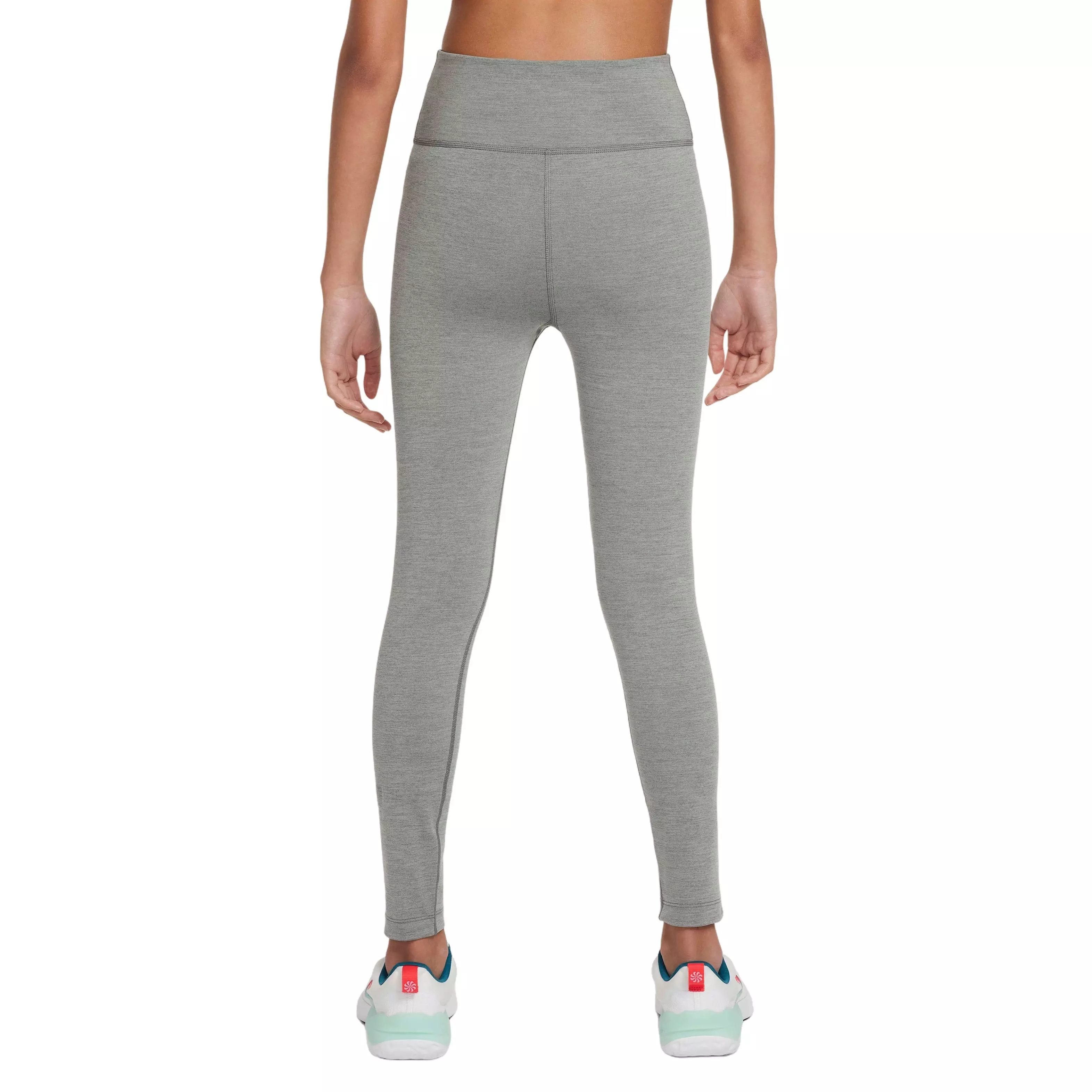 Nike Big Girls' Dri-FIT One Tight High-Waisted Leggings - GREY