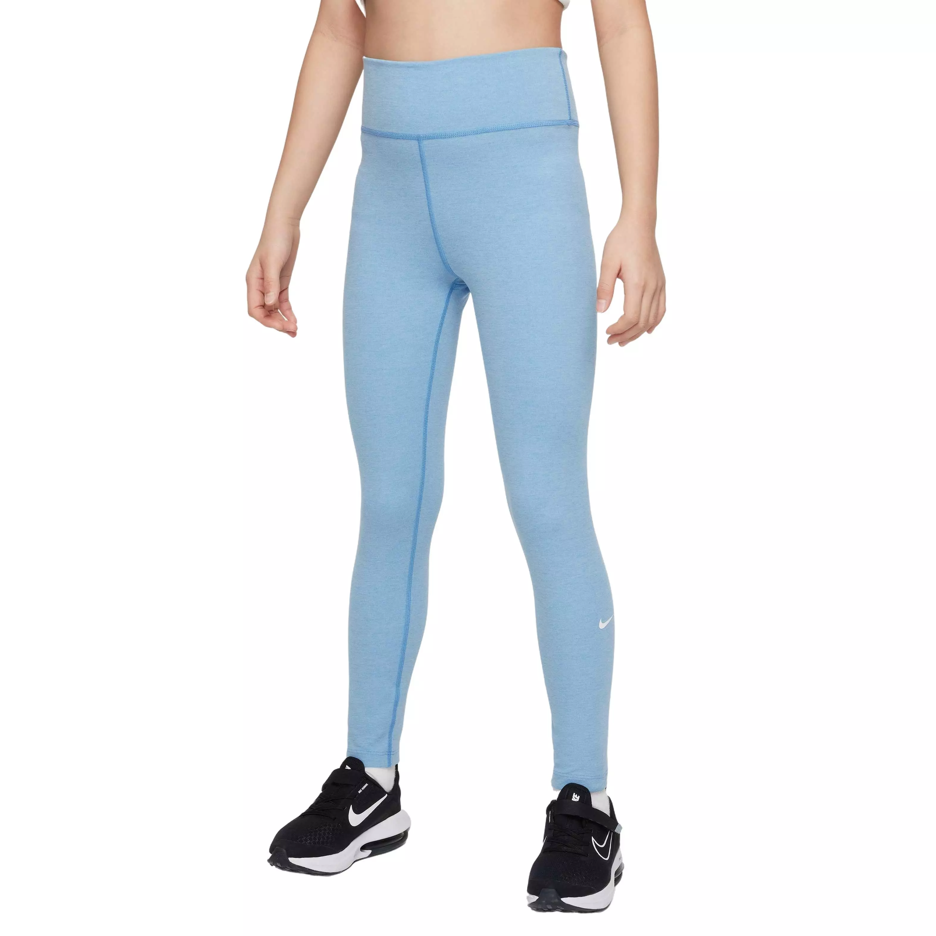 Nike Big Girls' Dri-FIT One Tight High-Waisted Leggings - BLUE