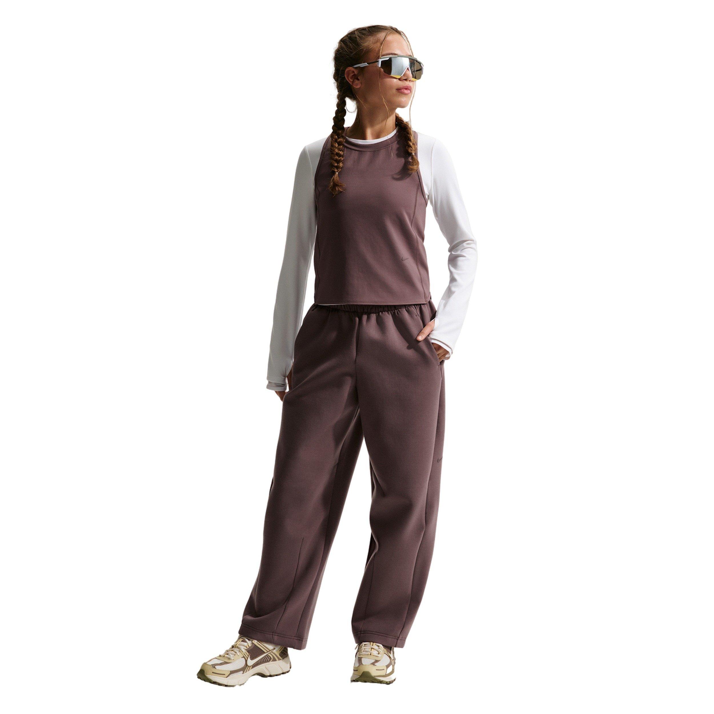 Nike Big Girls' MAVN Dri-FIT Knit Tank Top -Tattoo Purple - TATTOO PURPLE Thumbnail View 4