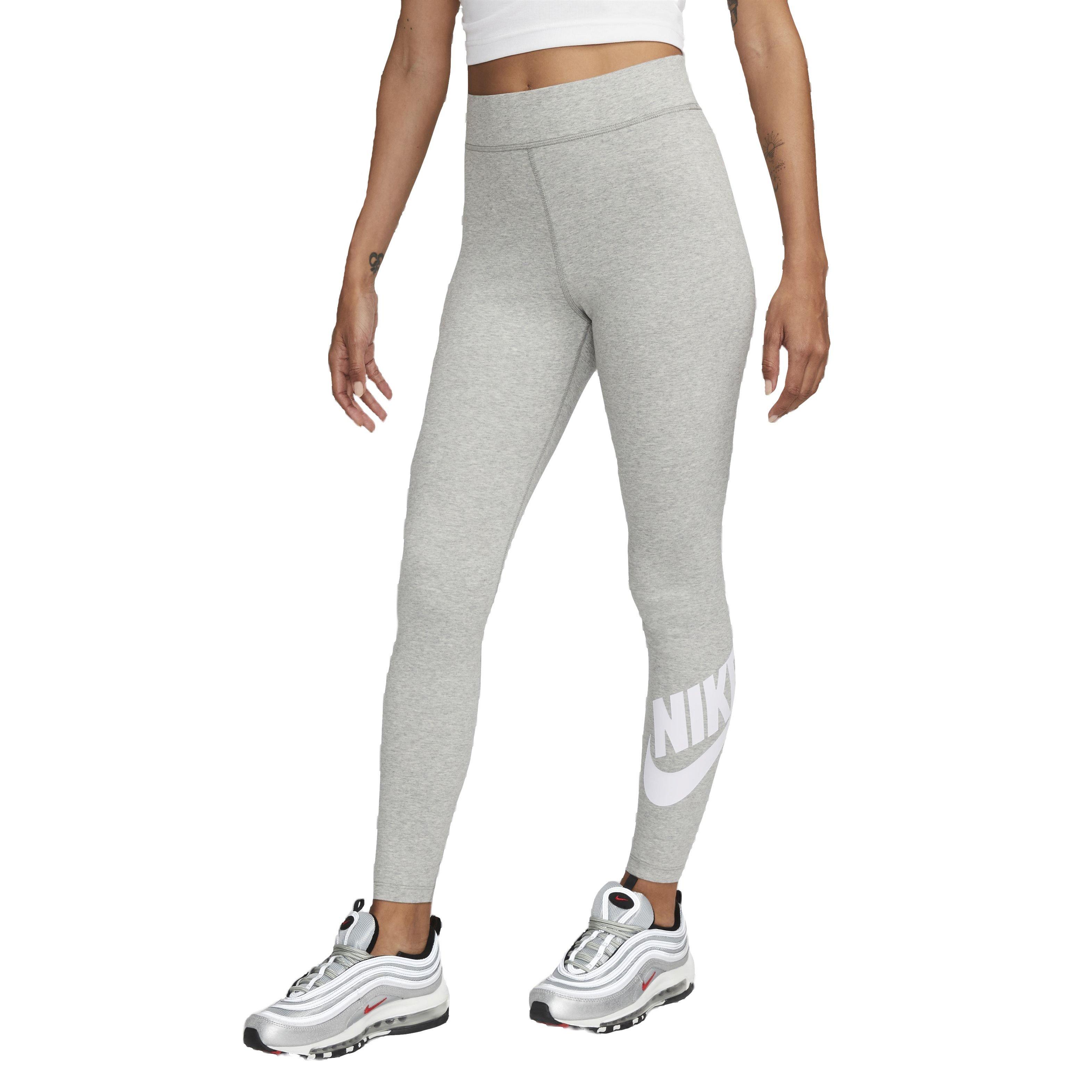 Nike Women's Sportswear Classic High-Rise Graphic Leggings - GREY Thumbnail View 1