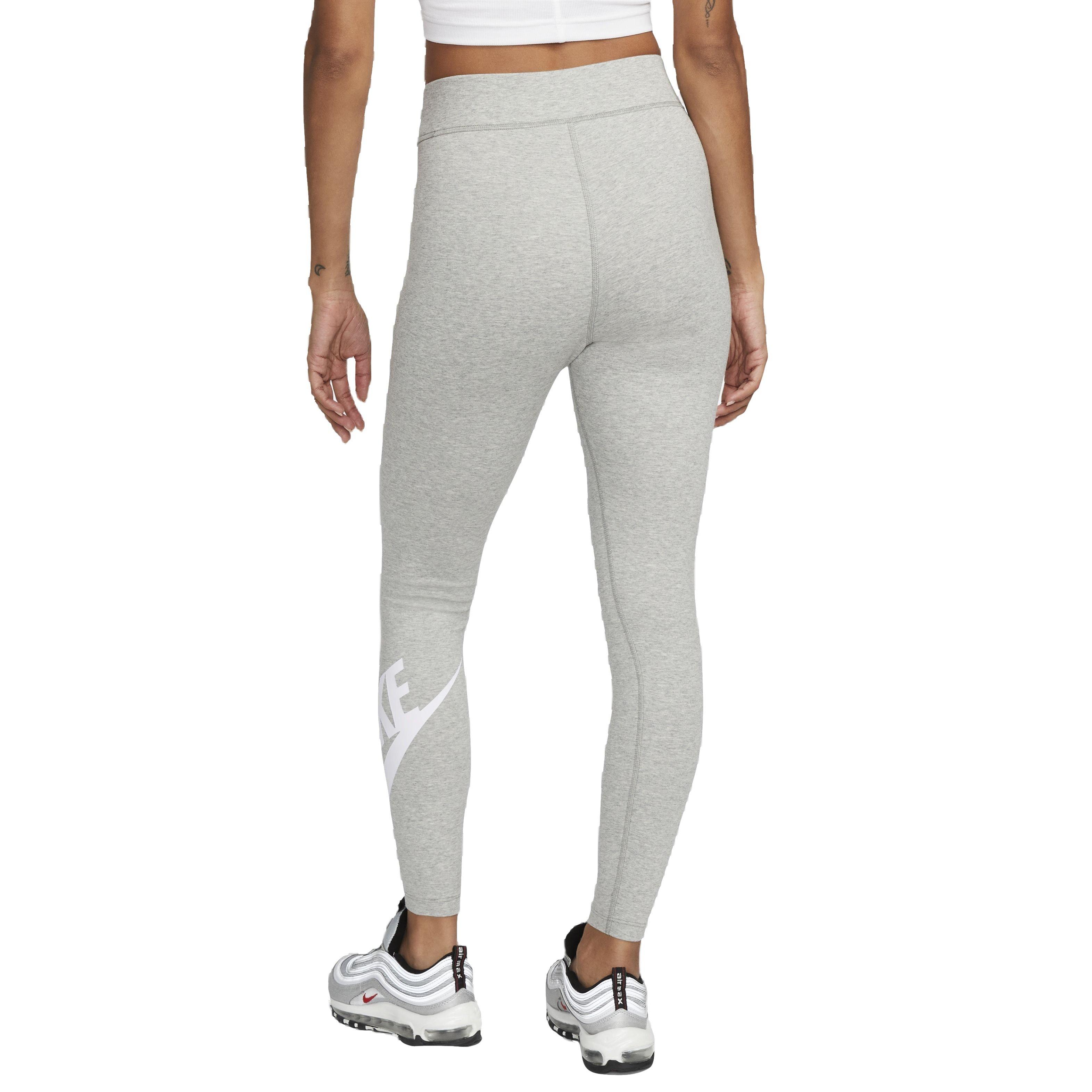 Nike Women's Sportswear Classic High-Rise Graphic Leggings - GREY Thumbnail View 2
