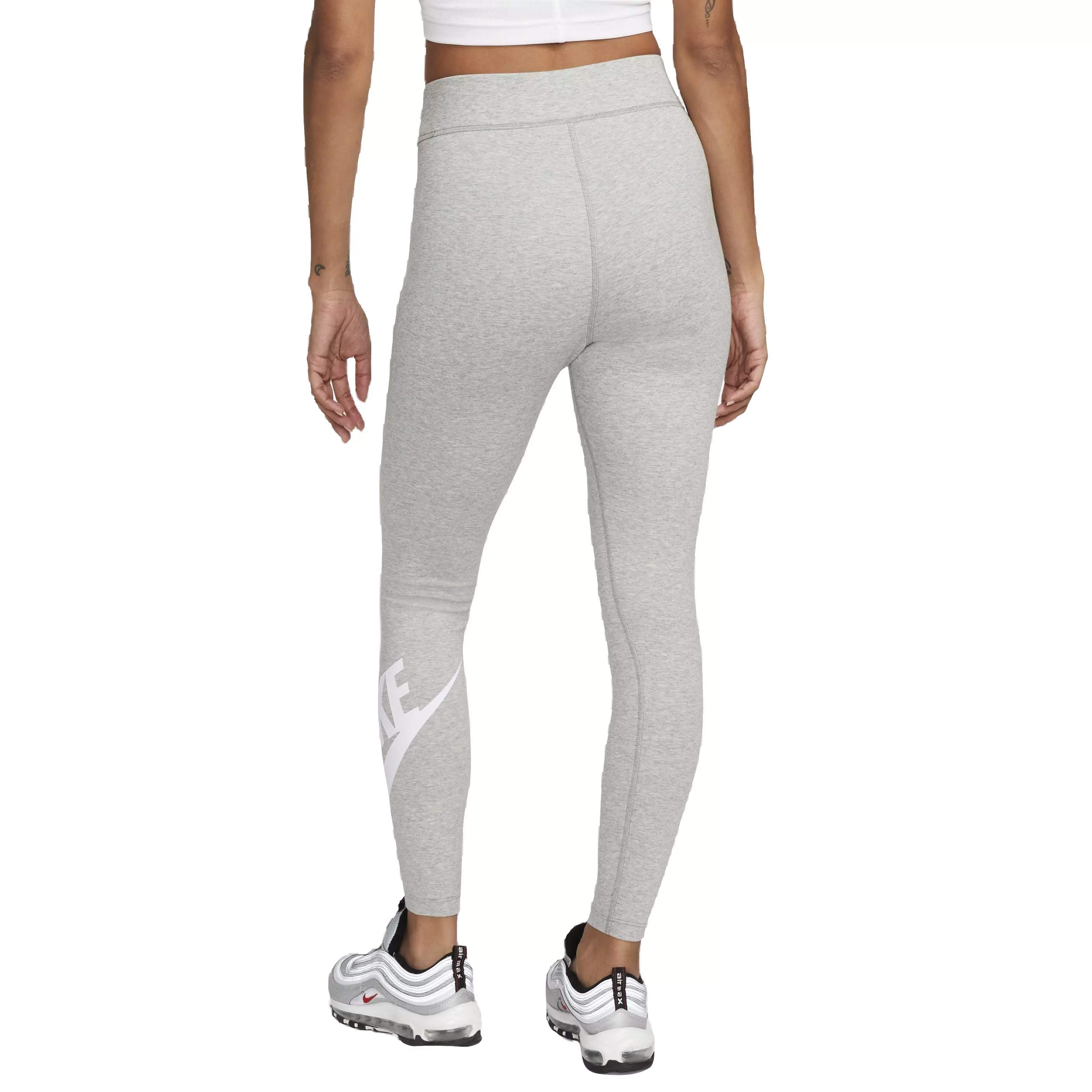 Nike Women's Sportswear Classic High-Rise Graphic Leggings - GREY