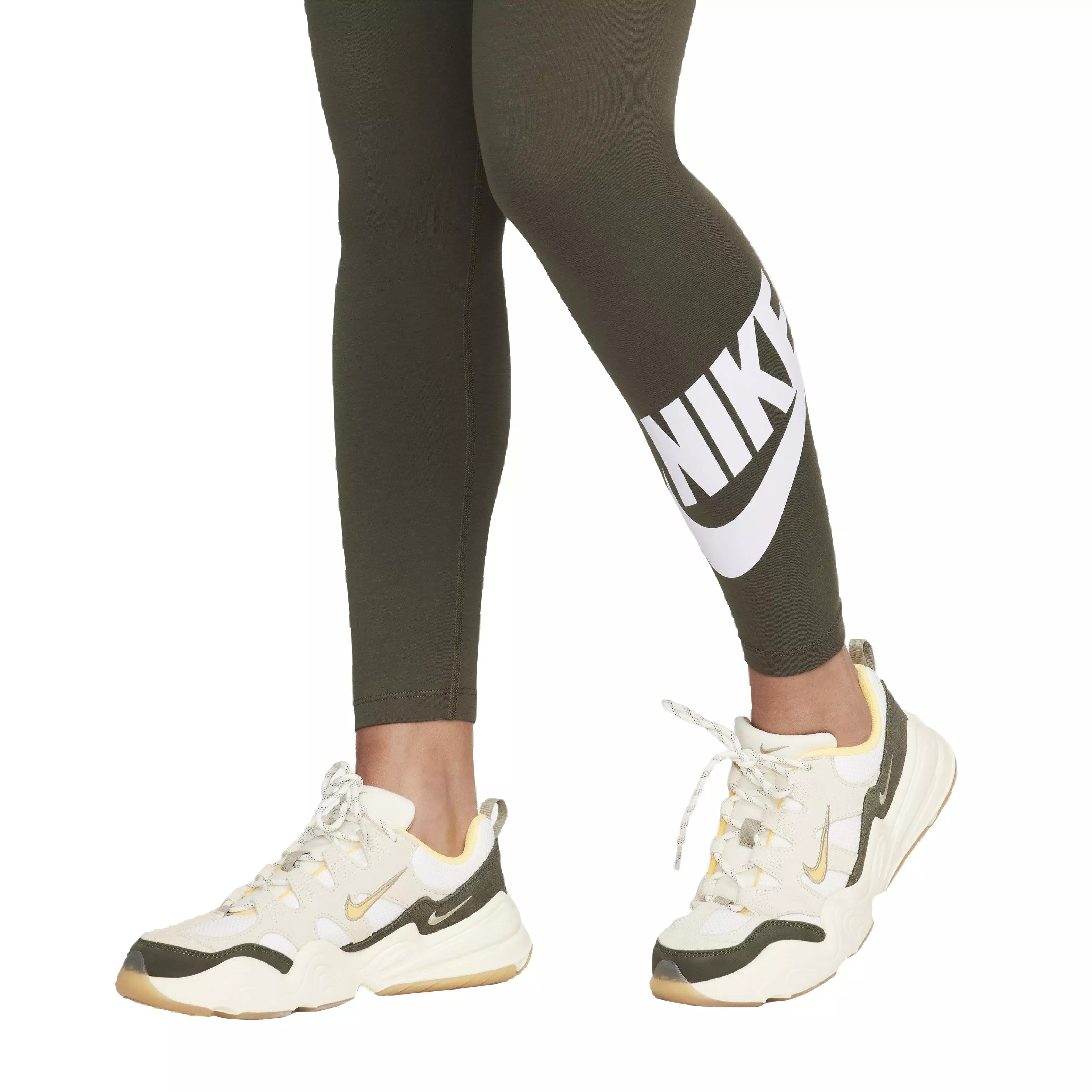 Nike Women's Sportswear Classic High-Rise Graphic Leggings - GREEN
