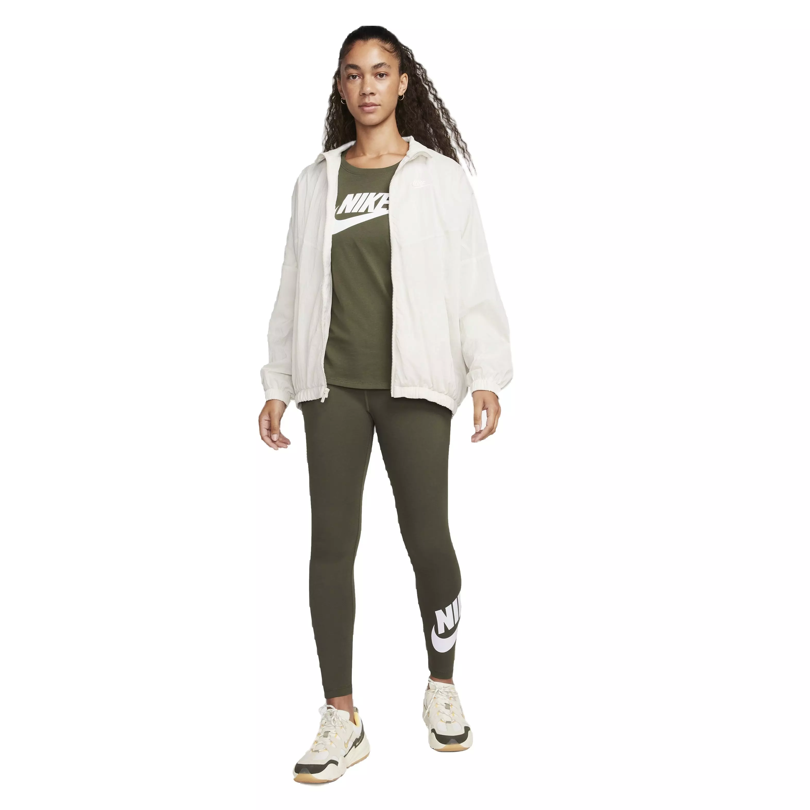 Nike Women's Sportswear Classic High-Rise Graphic Leggings - GREEN