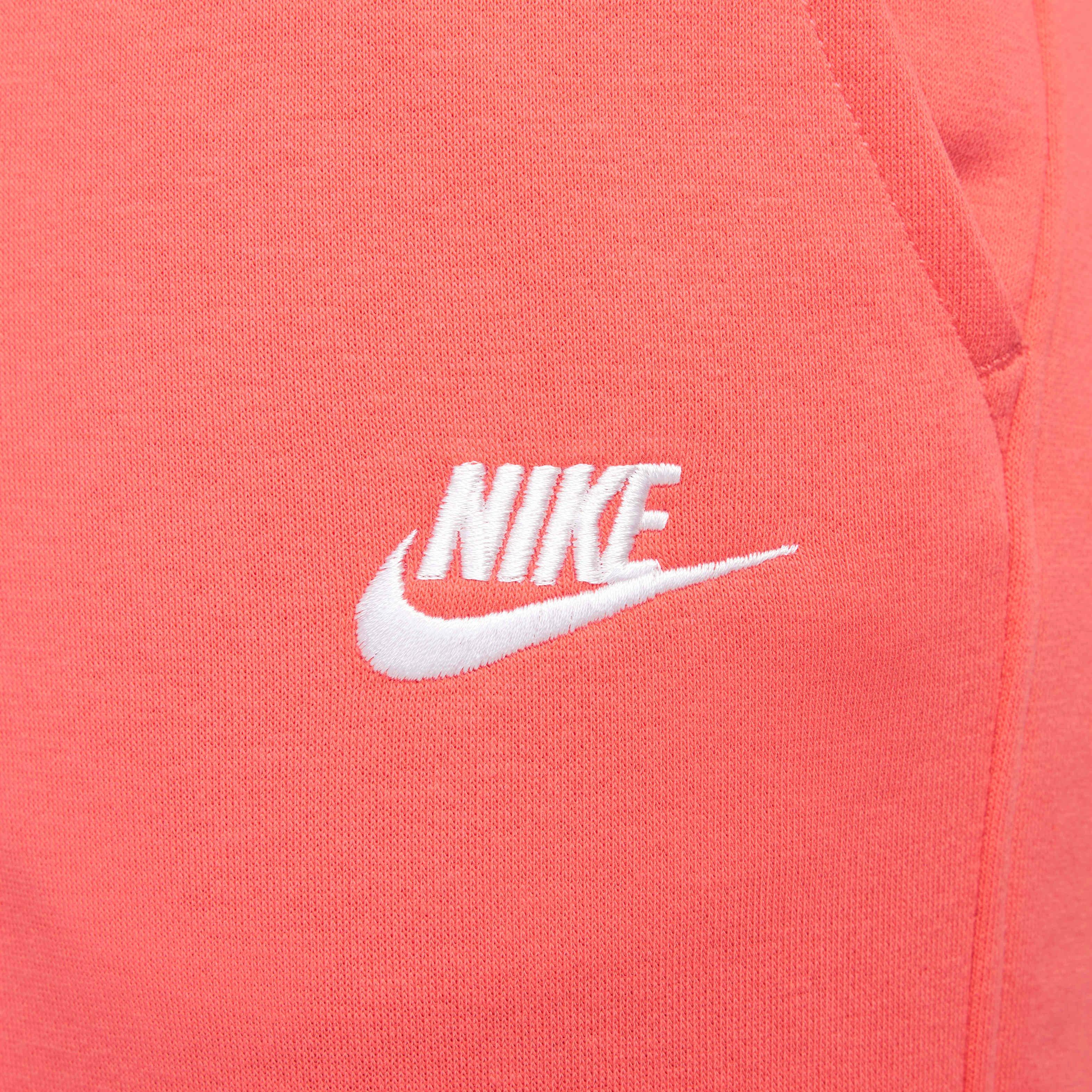 Nike Sportswear Club Fleece Big Girls' Orange Wide-Leg Pants