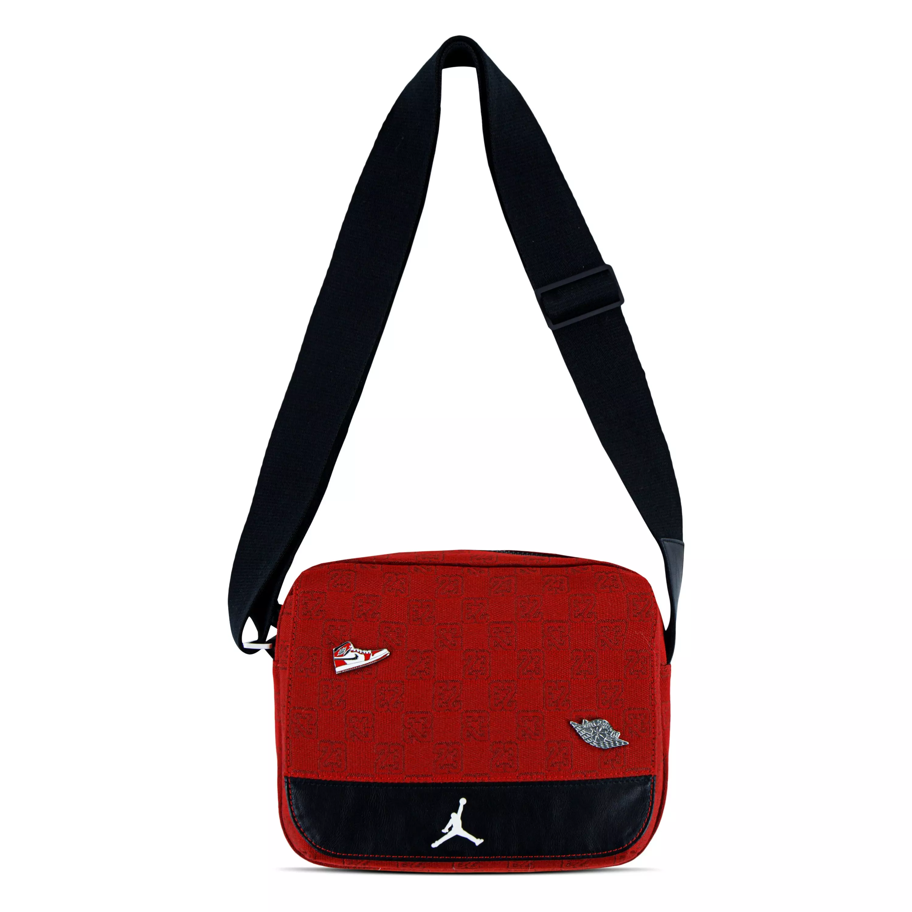 Jordan Monogram Mini Messenger Bag - RED/BLACK
