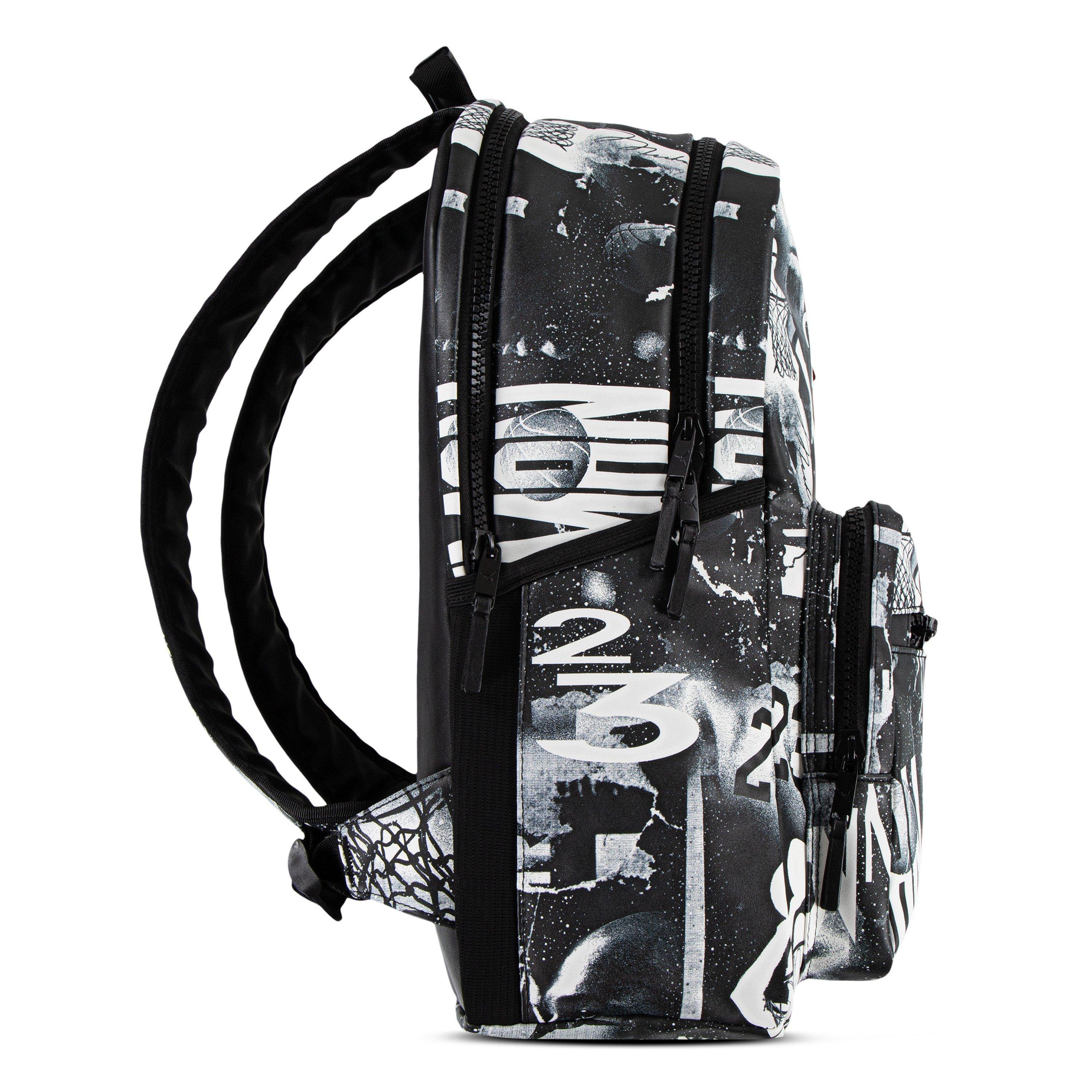 Jordan Borough Printed Black ​Backpack