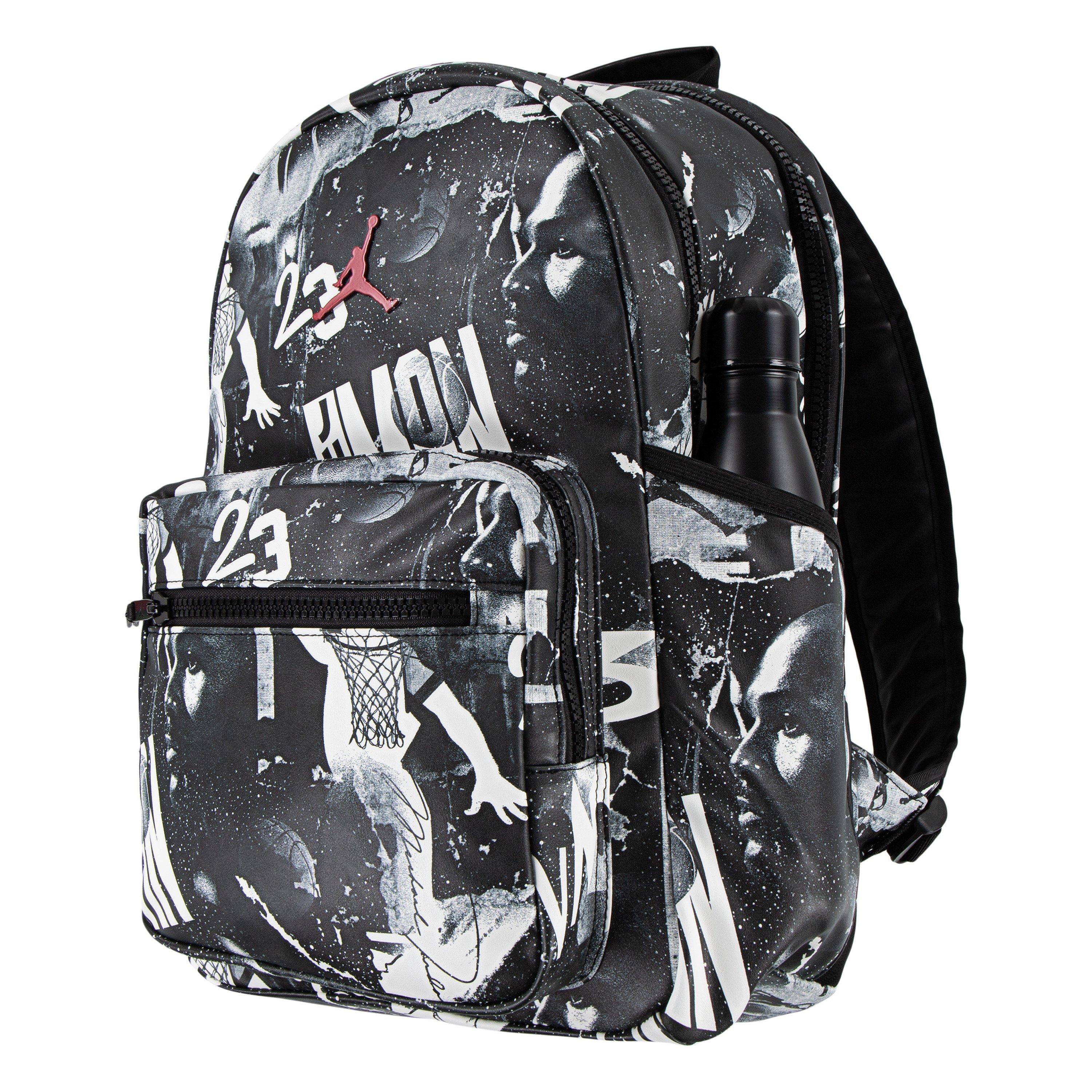 Jordan Borough Printed Black ​Backpack