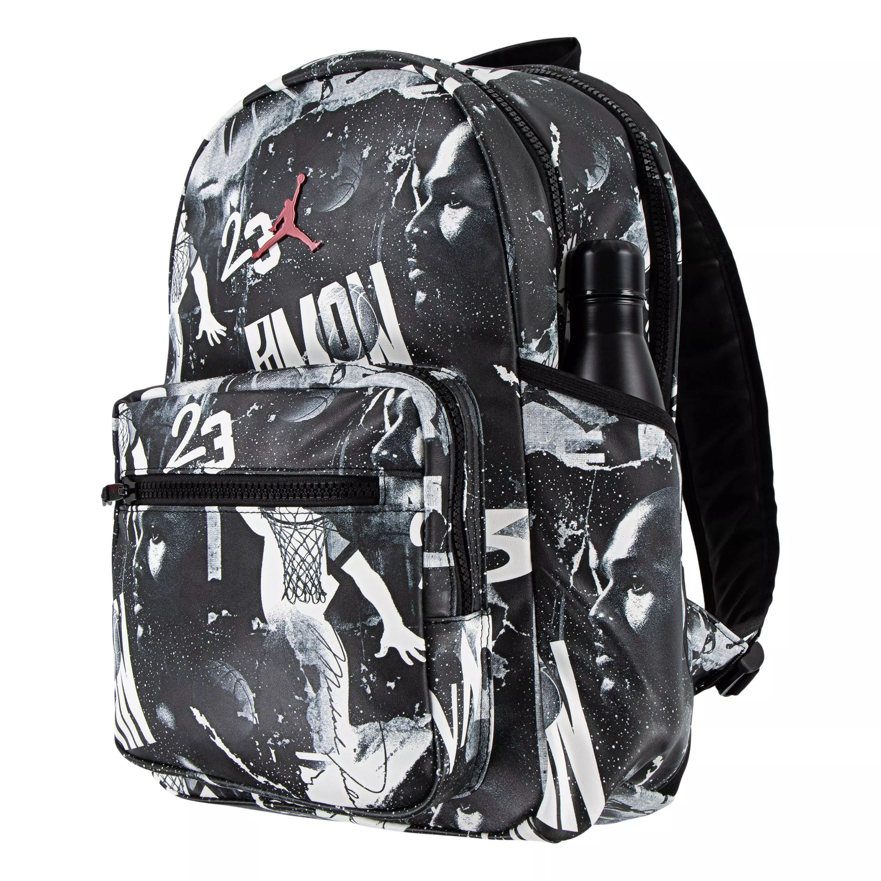 Jordan Borough Printed Backpack - Black - BLACK