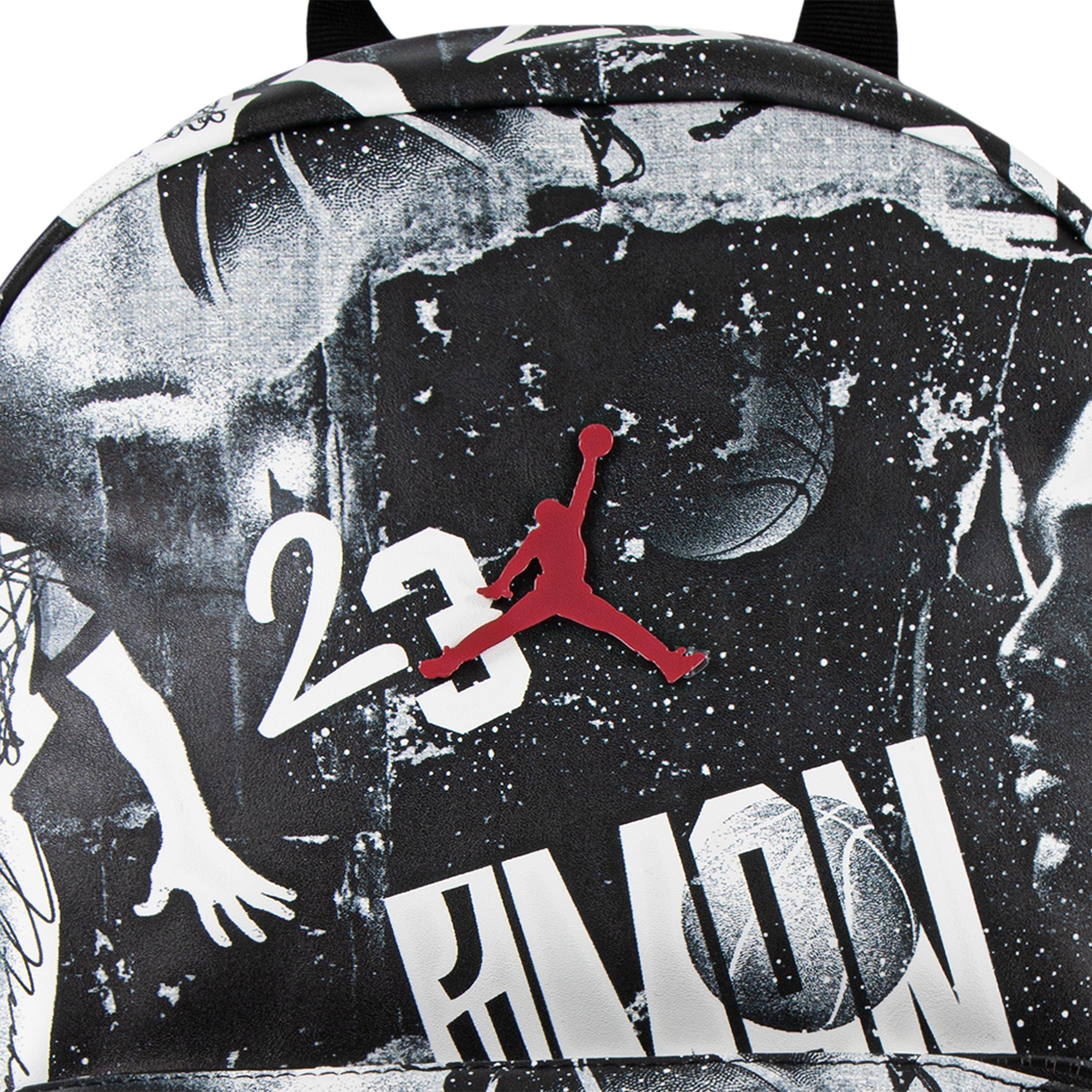 Jordan Borough Printed Black ​Backpack