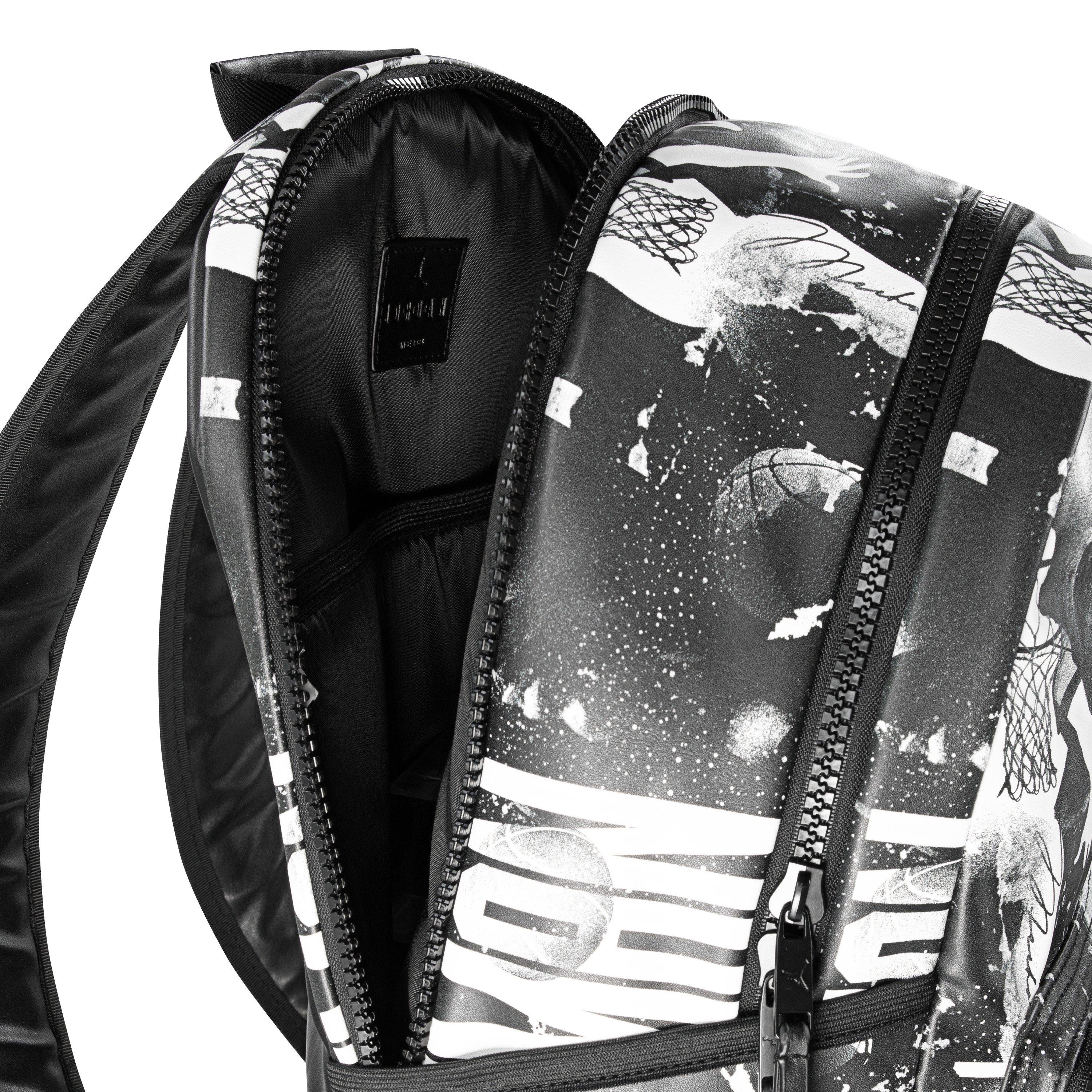 Jordan Borough Printed Black ​Backpack