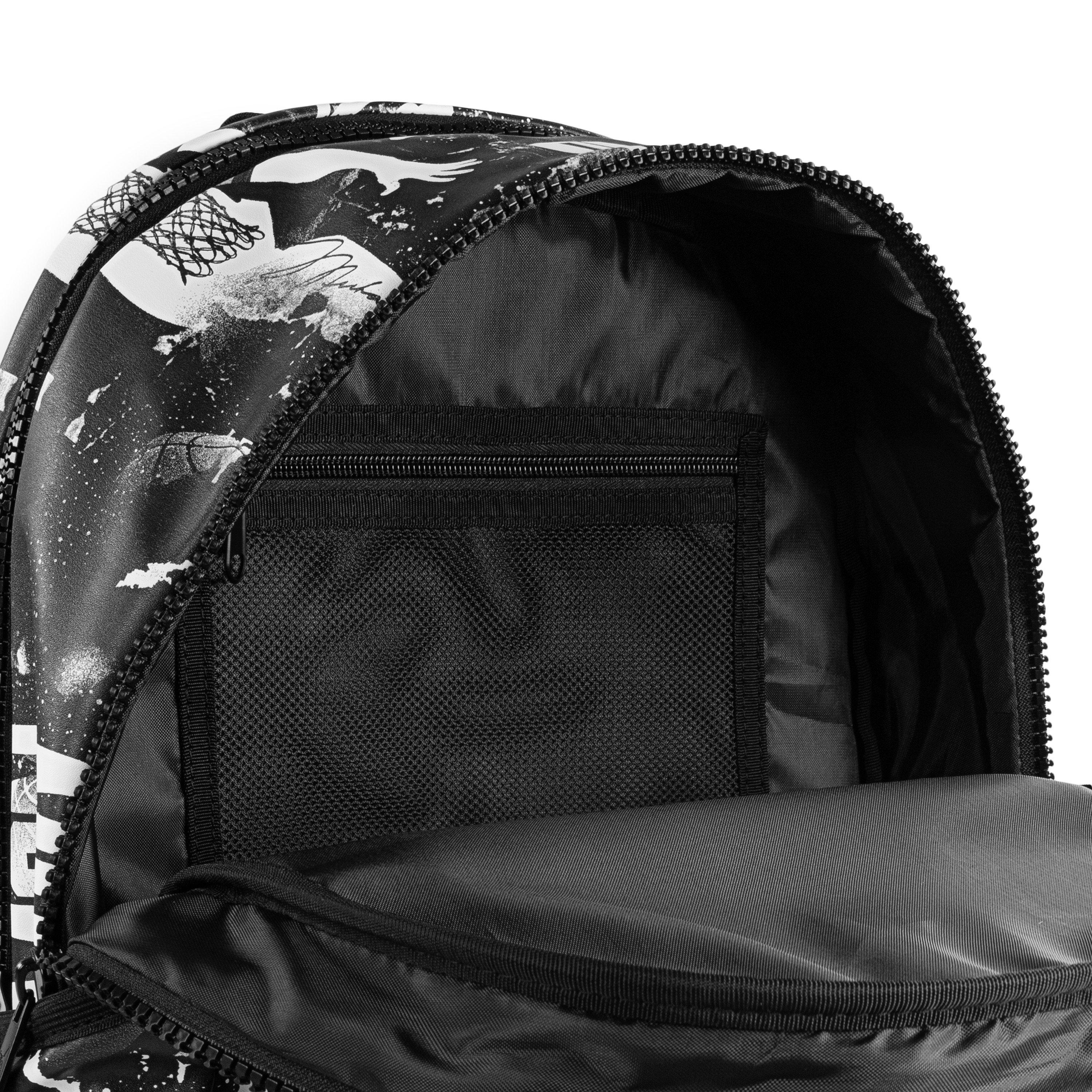 Jordan Borough Printed Black ​Backpack